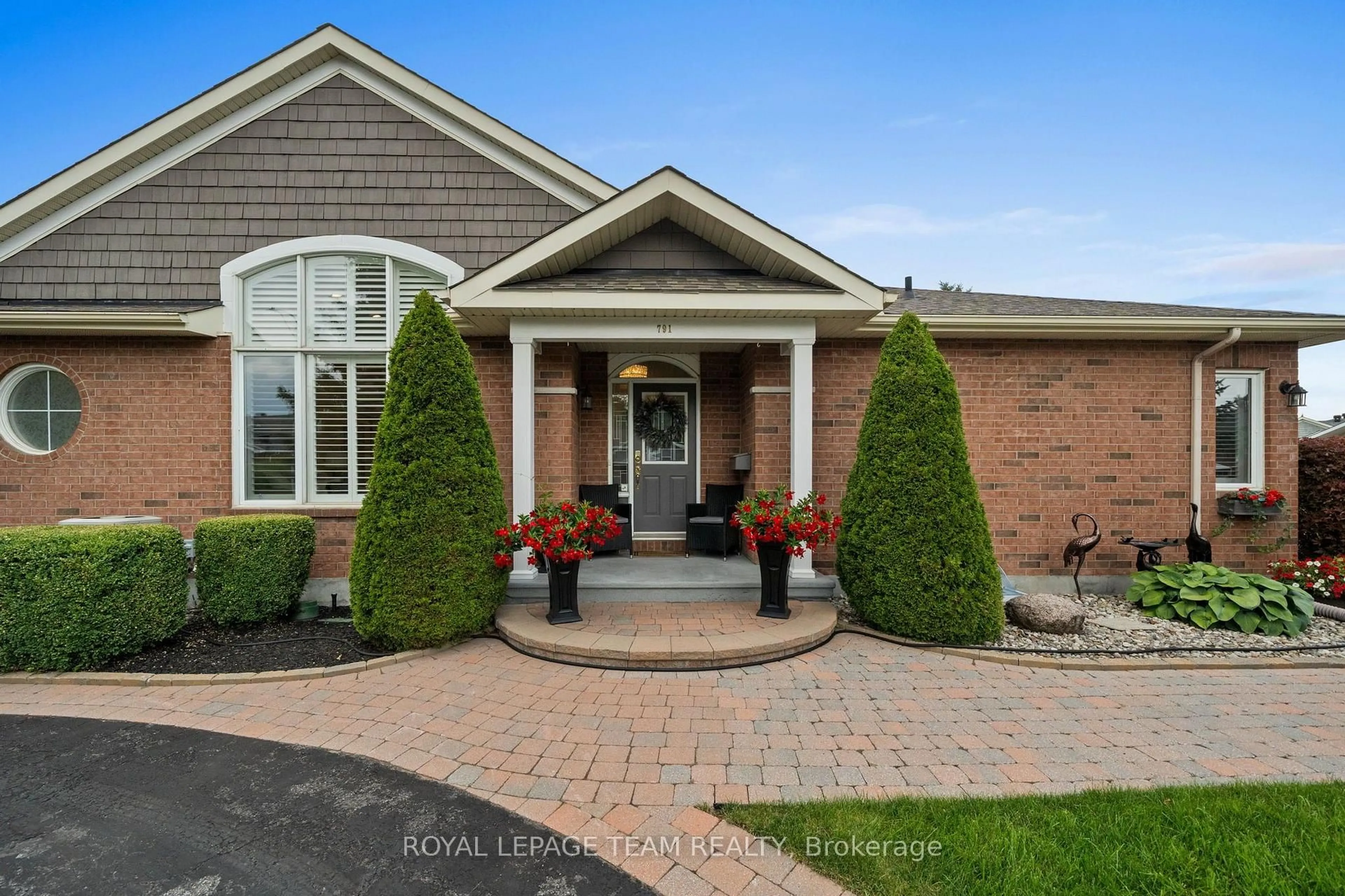 Home with brick exterior material, street for 791 Hot Springs Way, Ottawa Ontario K1V 1S5