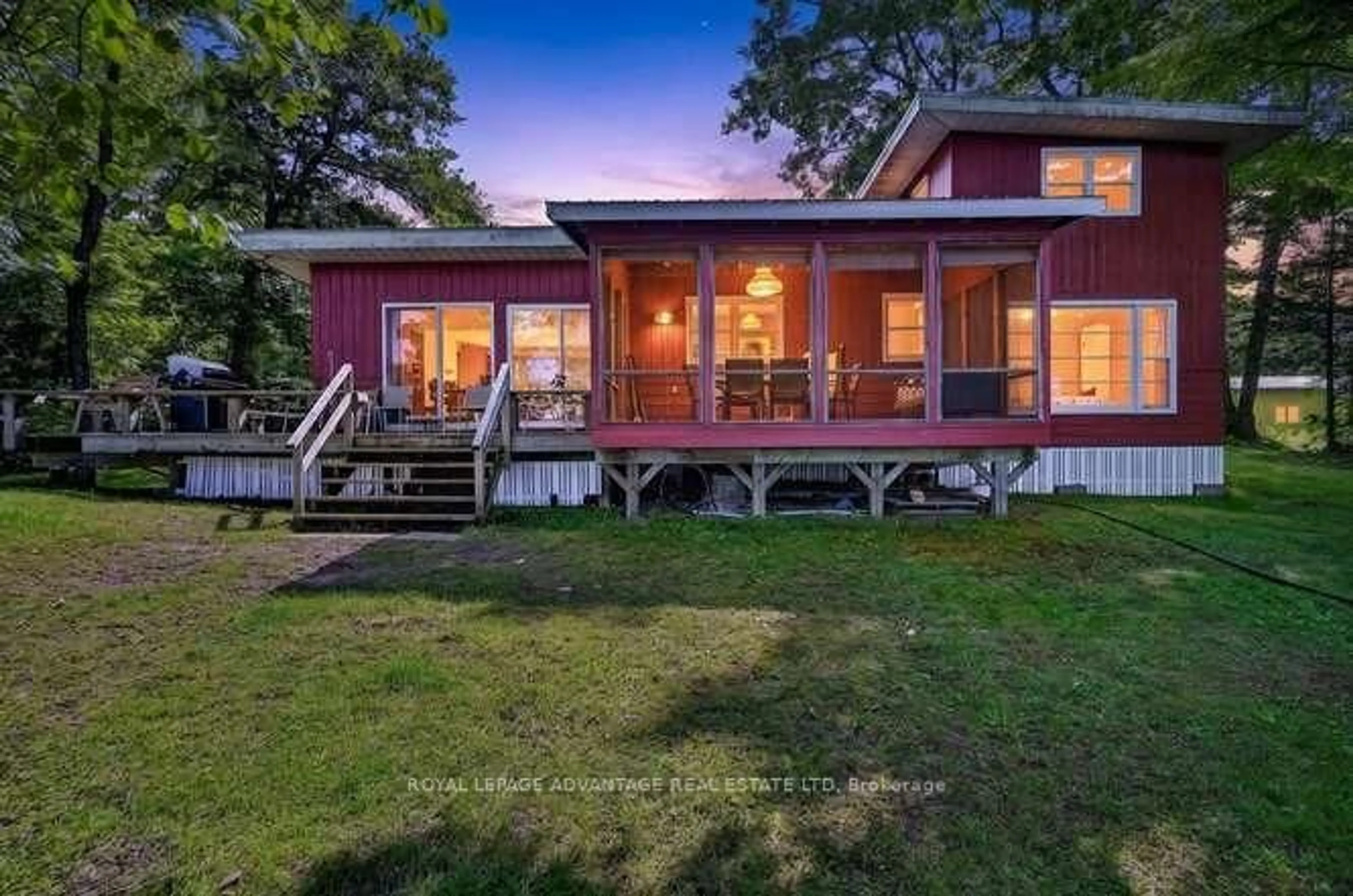 A pic from outside/outdoor area/front of a property/back of a property/a pic from drone, water/lake/river/ocean view for 303-2 CARLETON St, Rideau Lakes Ontario K0G 1P0