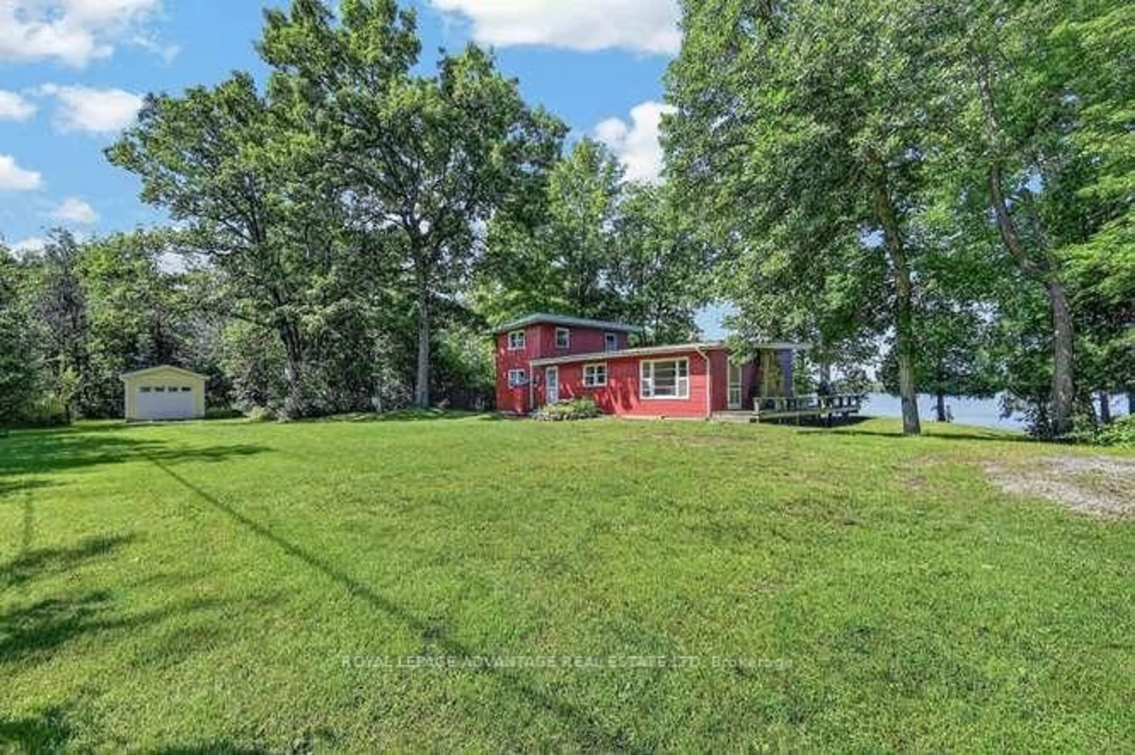 A pic from outside/outdoor area/front of a property/back of a property/a pic from drone, water/lake/river/ocean view for 303-2 CARLETON St, Rideau Lakes Ontario K0G 1P0