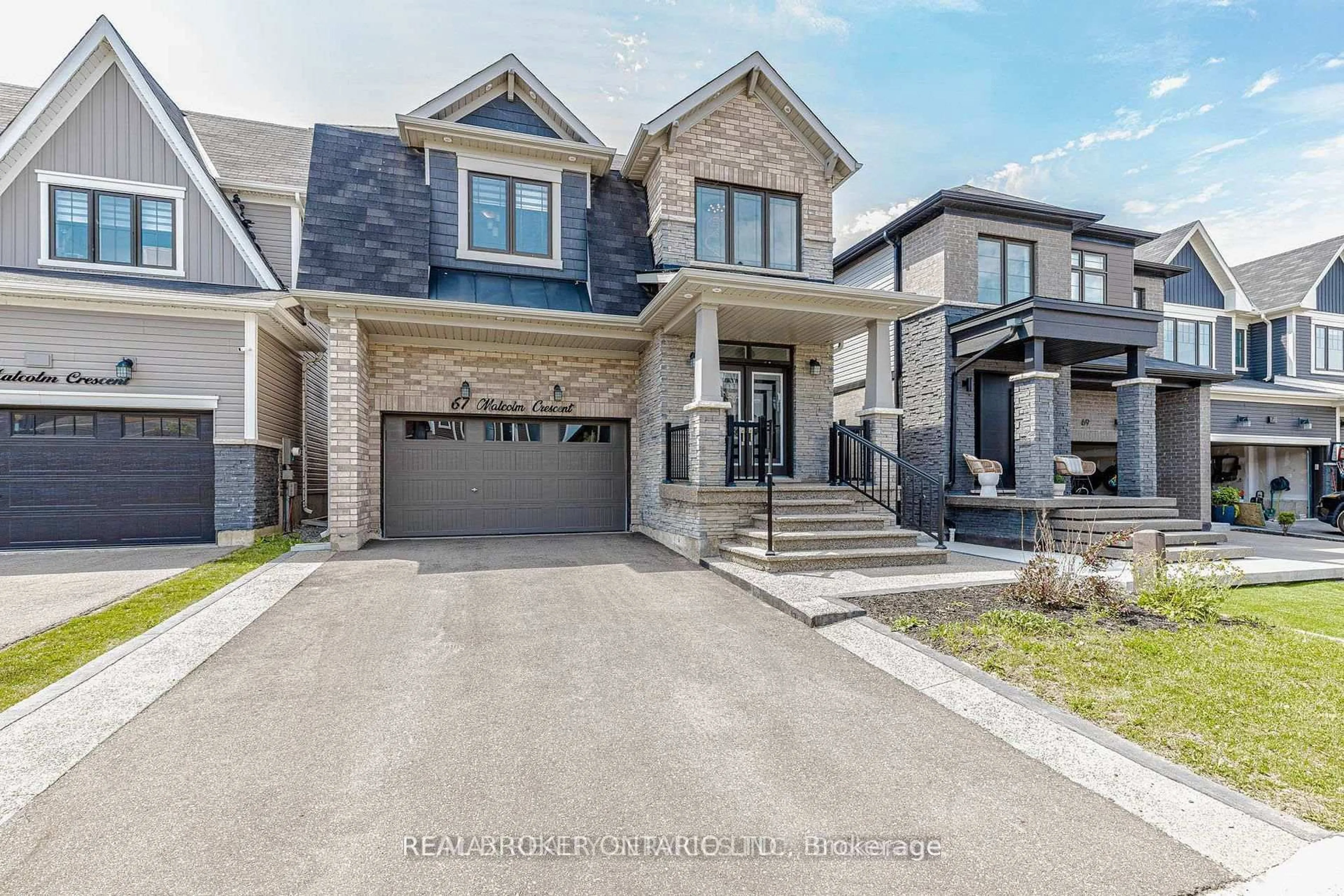 Home with brick exterior material, street for 67 Malcolm Cres, Haldimand Ontario N3W 0E9
