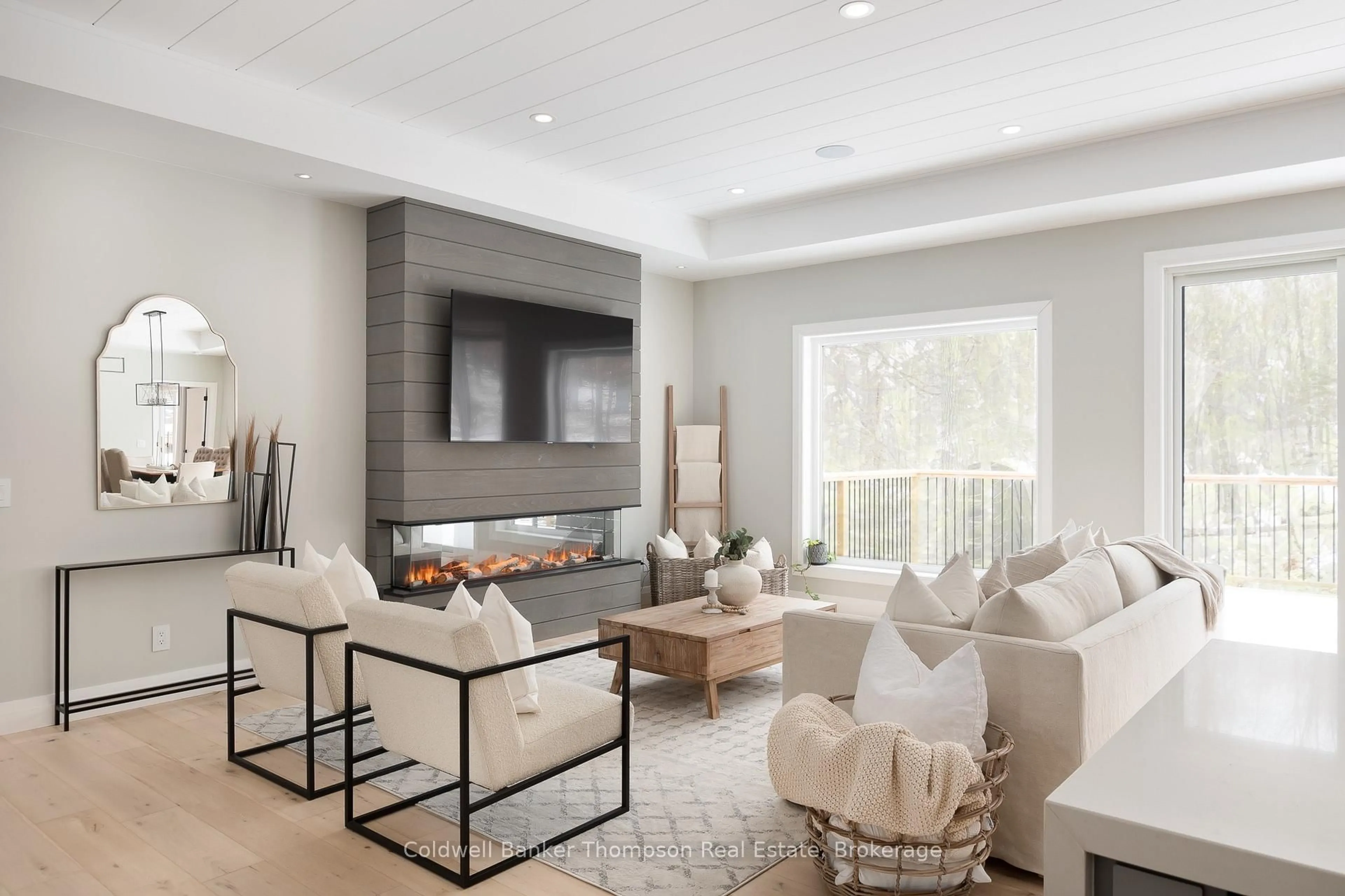 Living room with furniture, unknown for 14 Mackenzie Dr, Huntsville Ontario P1H 0A1
