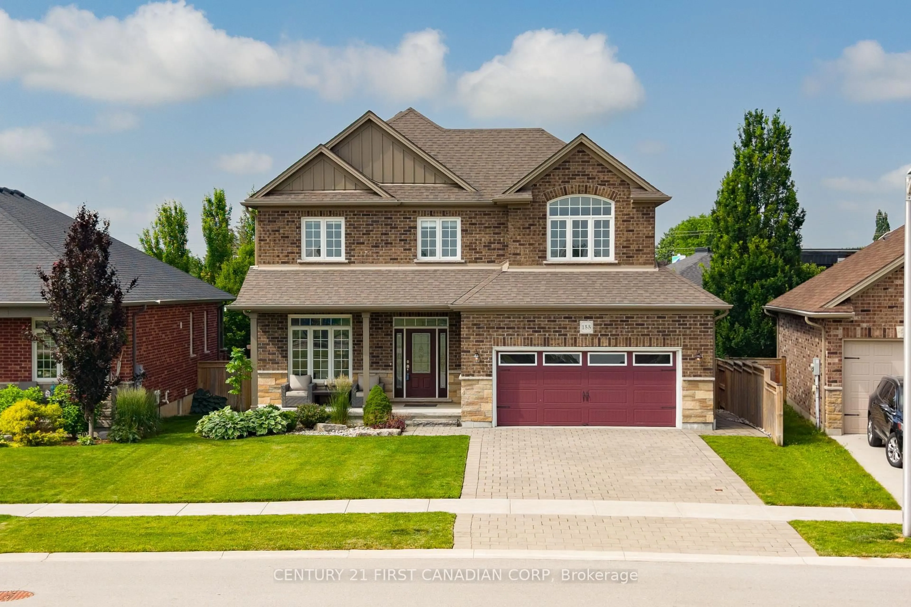 Home with brick exterior material, street for 155 Spencer Ave, Lucan Biddulph Ontario N0M 2J0