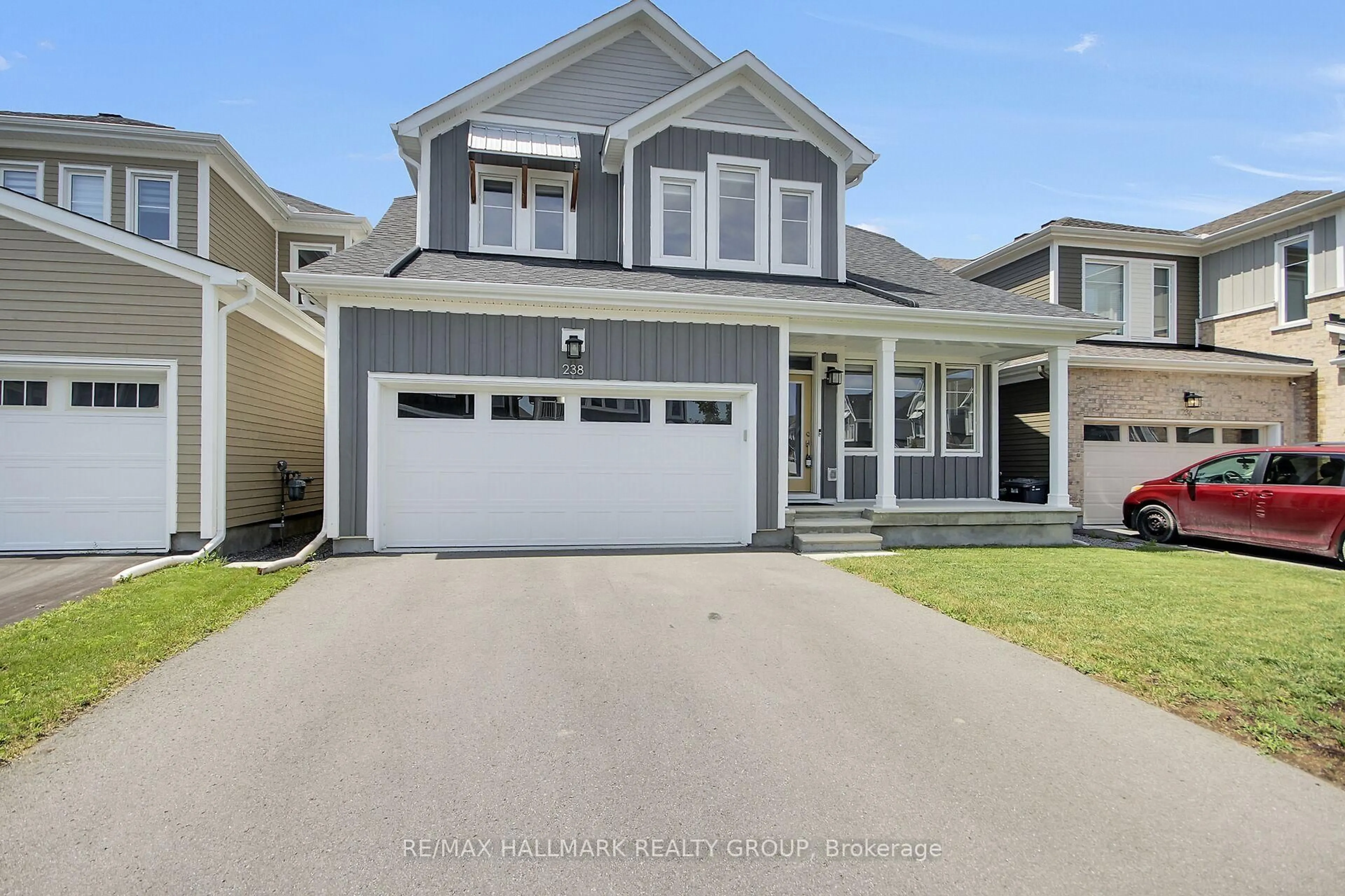 Home with vinyl exterior material, street for 238 Pursuit Terr, Richmond Ontario K0A 2Z0