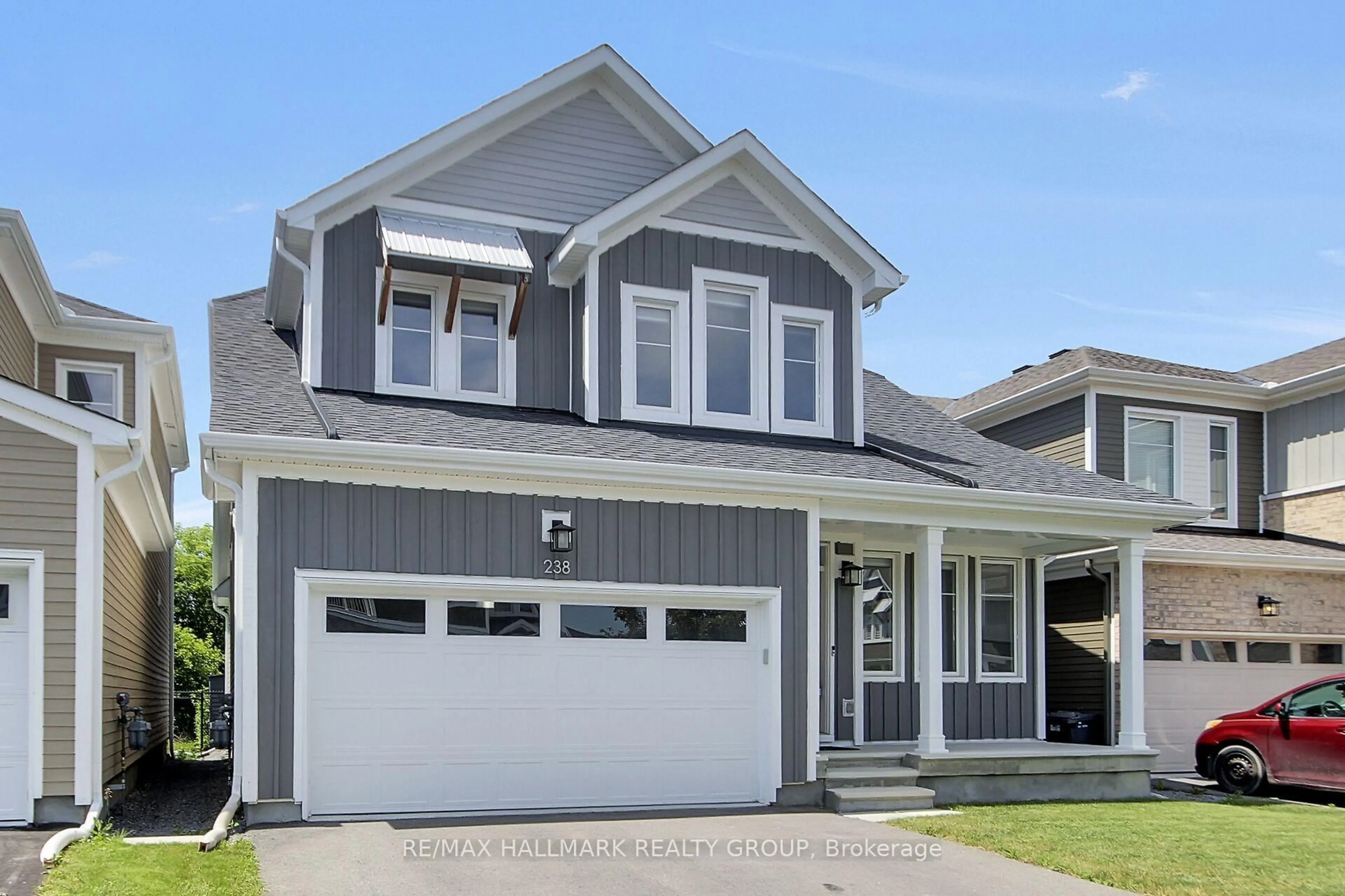 Home with vinyl exterior material, street for 238 Pursuit Terr, Richmond Ontario K0A 2Z0