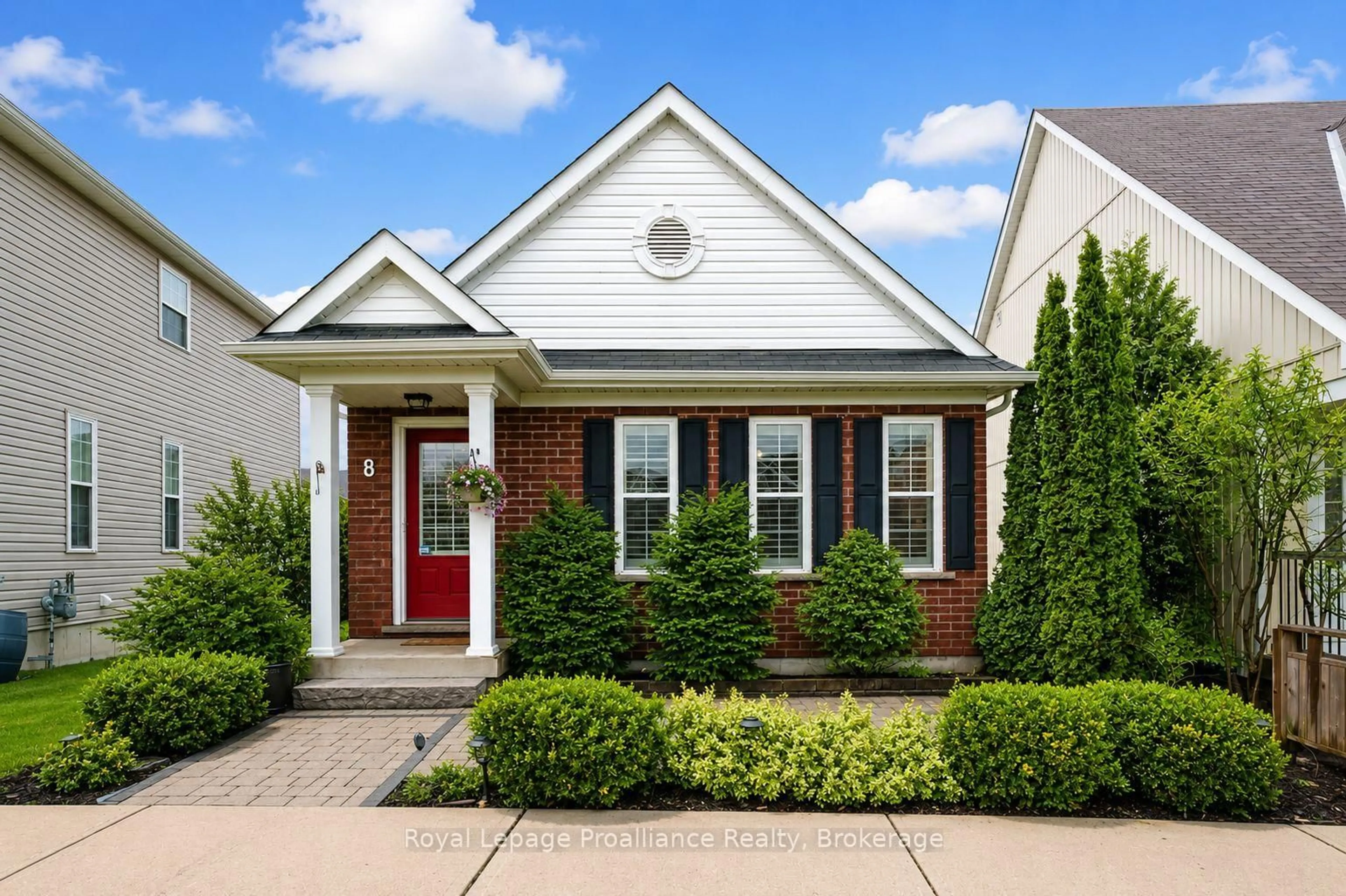 Home with brick exterior material, street for 8 Bigwood Cres, Port Hope Ontario L1A 0C8