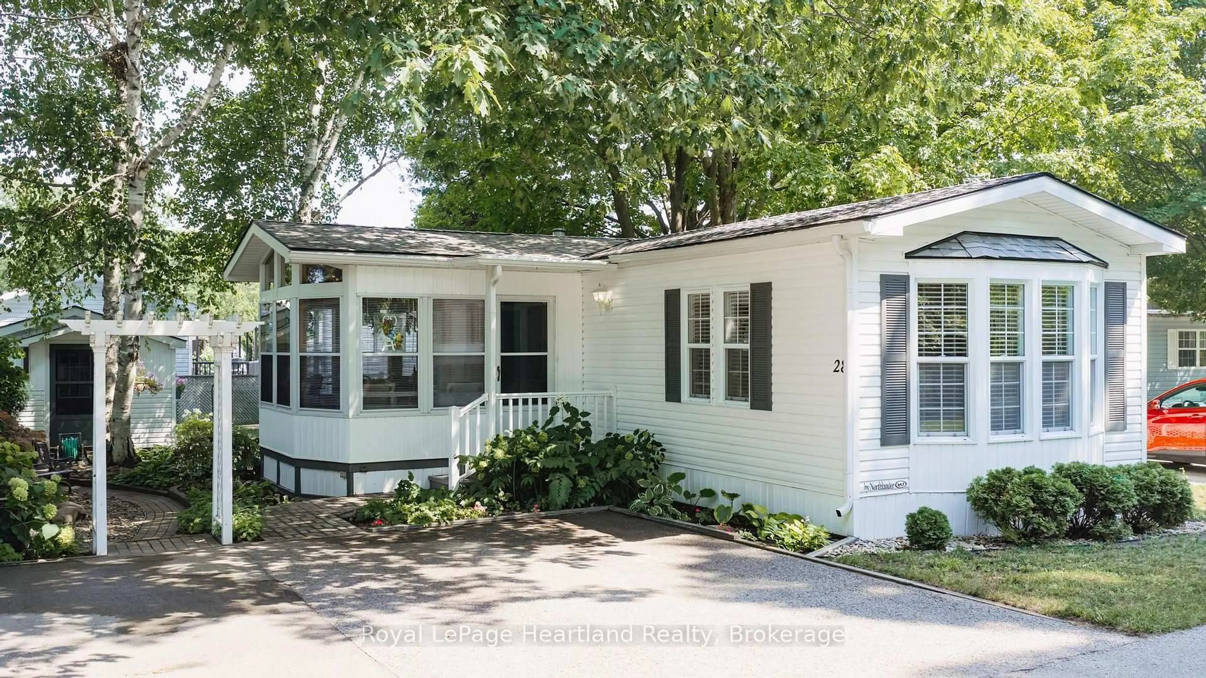 Home with vinyl exterior material, street for 28 IROQUOIS Lane, Ashfield-Colborne-Wawanosh Ontario N7A 3Y2