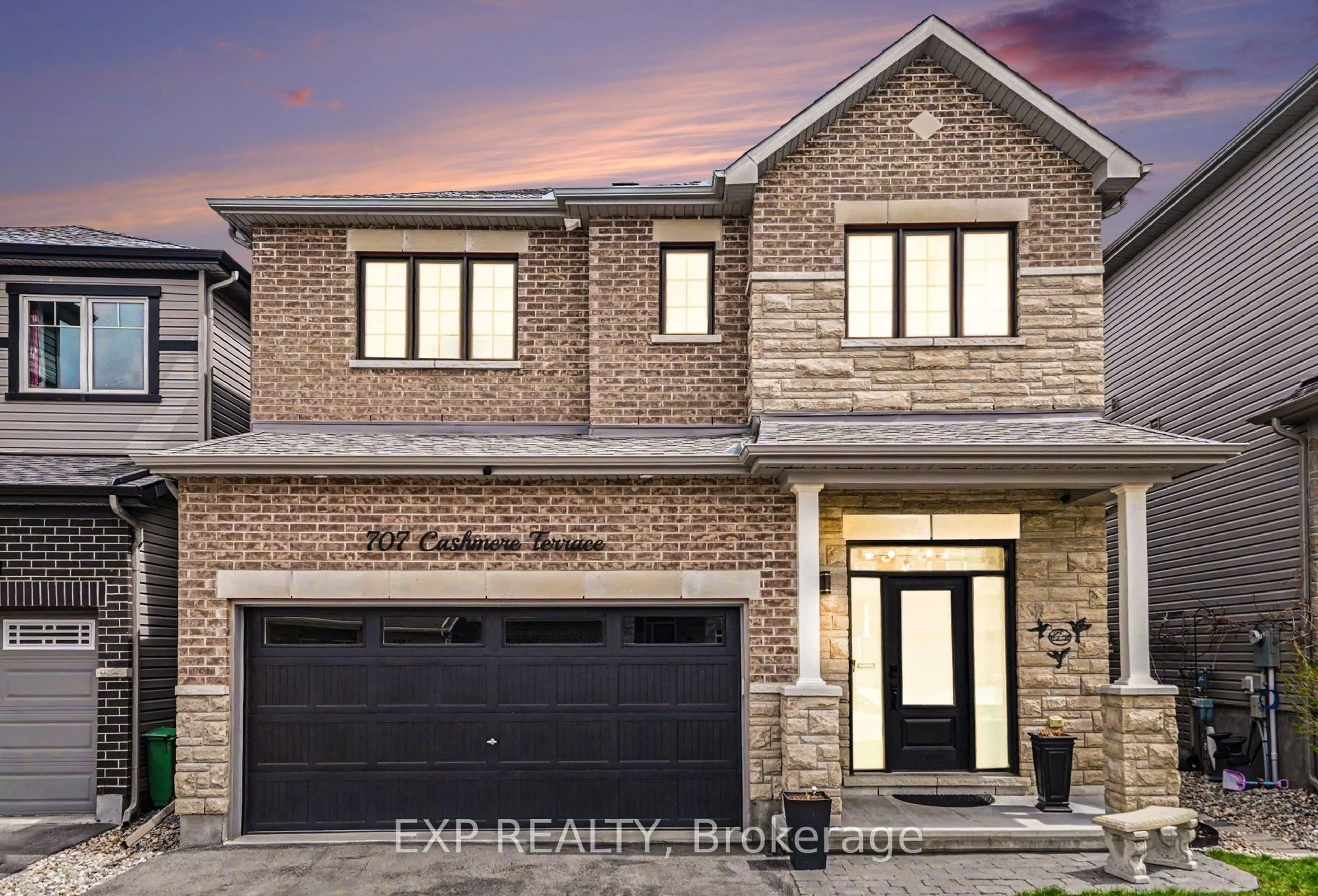 Home with brick exterior material, street for 707 Cashmere Terr, Ottawa Ontario K2J 6M2