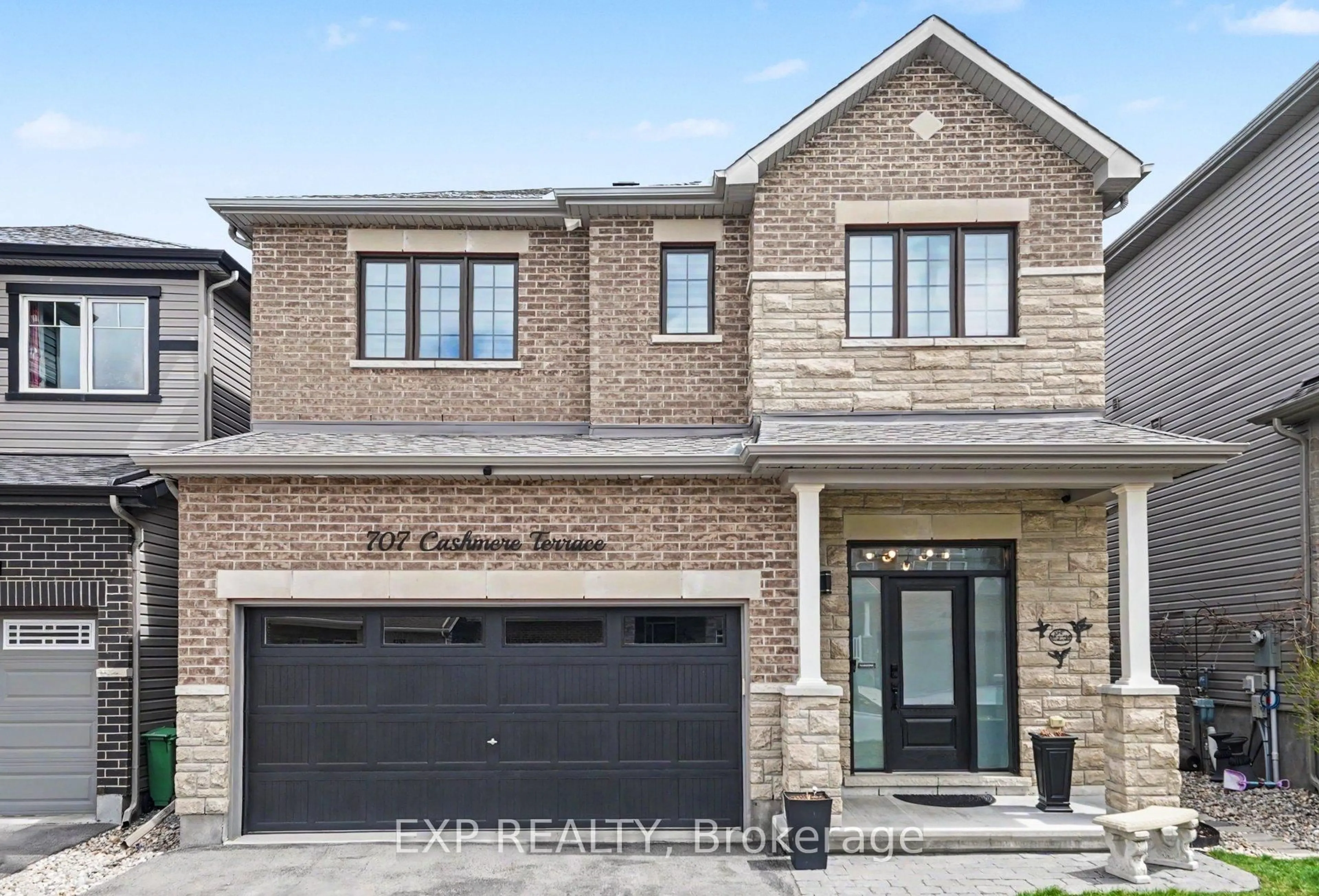 Home with brick exterior material, street for 707 Cashmere Terr, Ottawa Ontario K2J 6M2