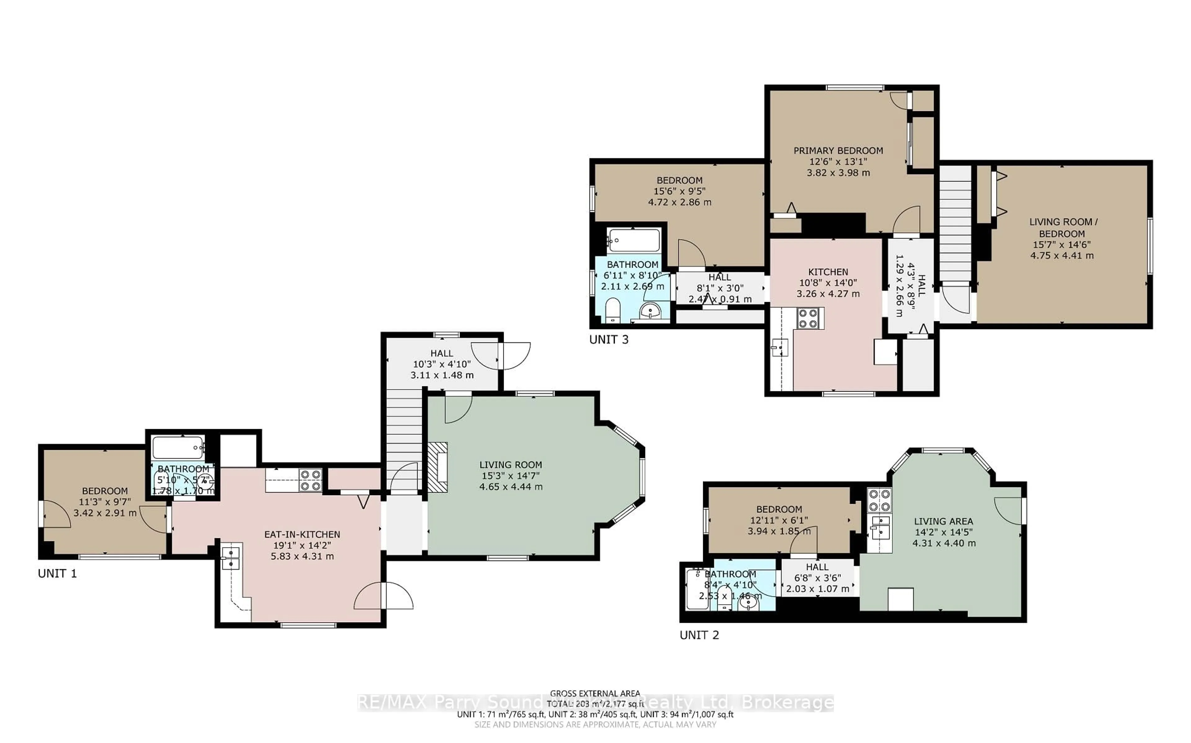 Floor plan for 46 Church St, Parry Sound Ontario P2A 1Y5