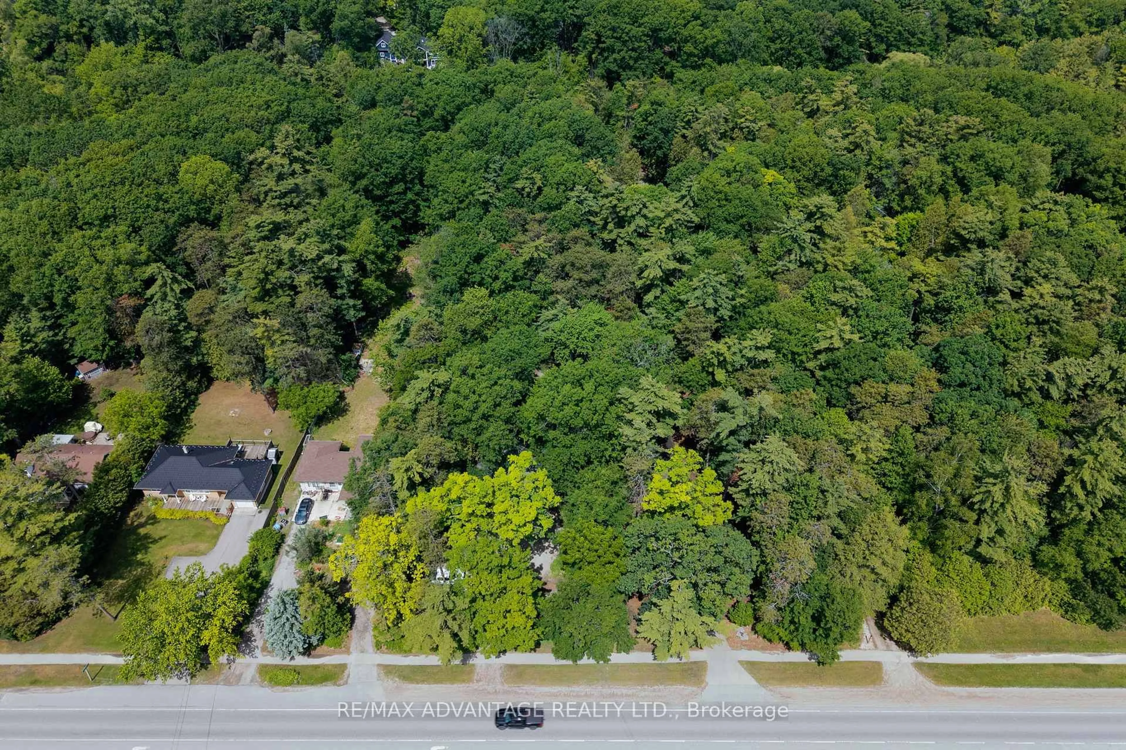 A pic from outside/outdoor area/front of a property/back of a property/a pic from drone, forest/trees view for 263 Ontario St, Lambton Shores Ontario N0M 1T0