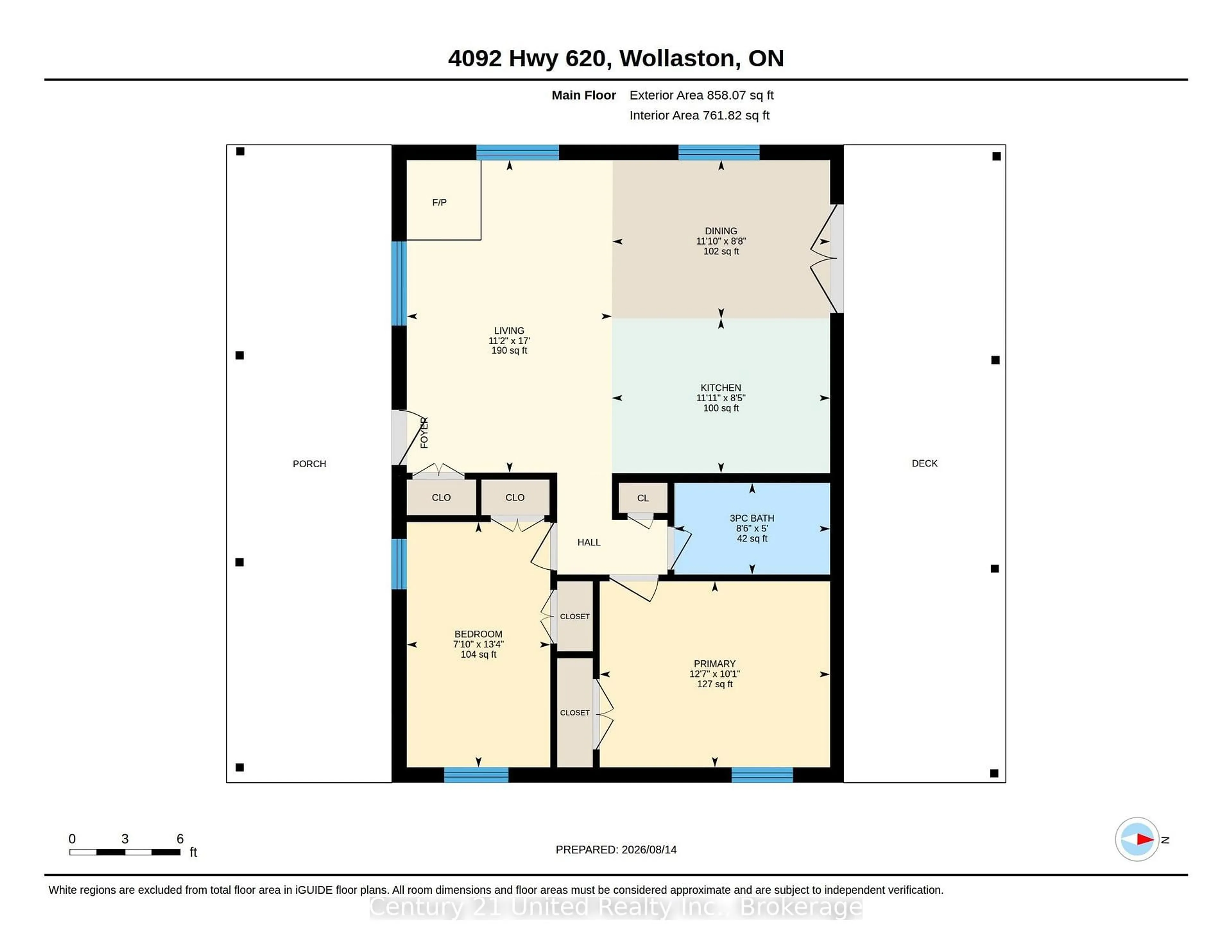 Floor plan for 4092 Highway 620, Wollaston Ontario K0L 1A0