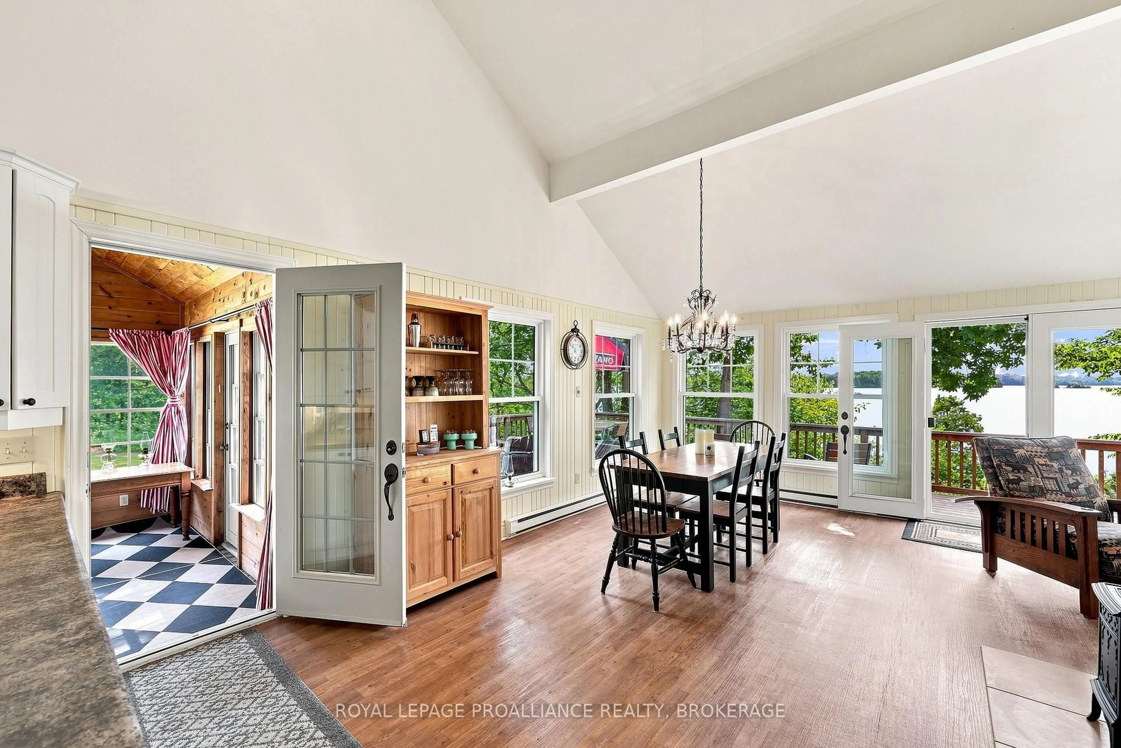 Open concept kitchen, ceramic/tile floor for 1145 North Shore Rd, Rideau Lakes Ontario K0G 1X0
