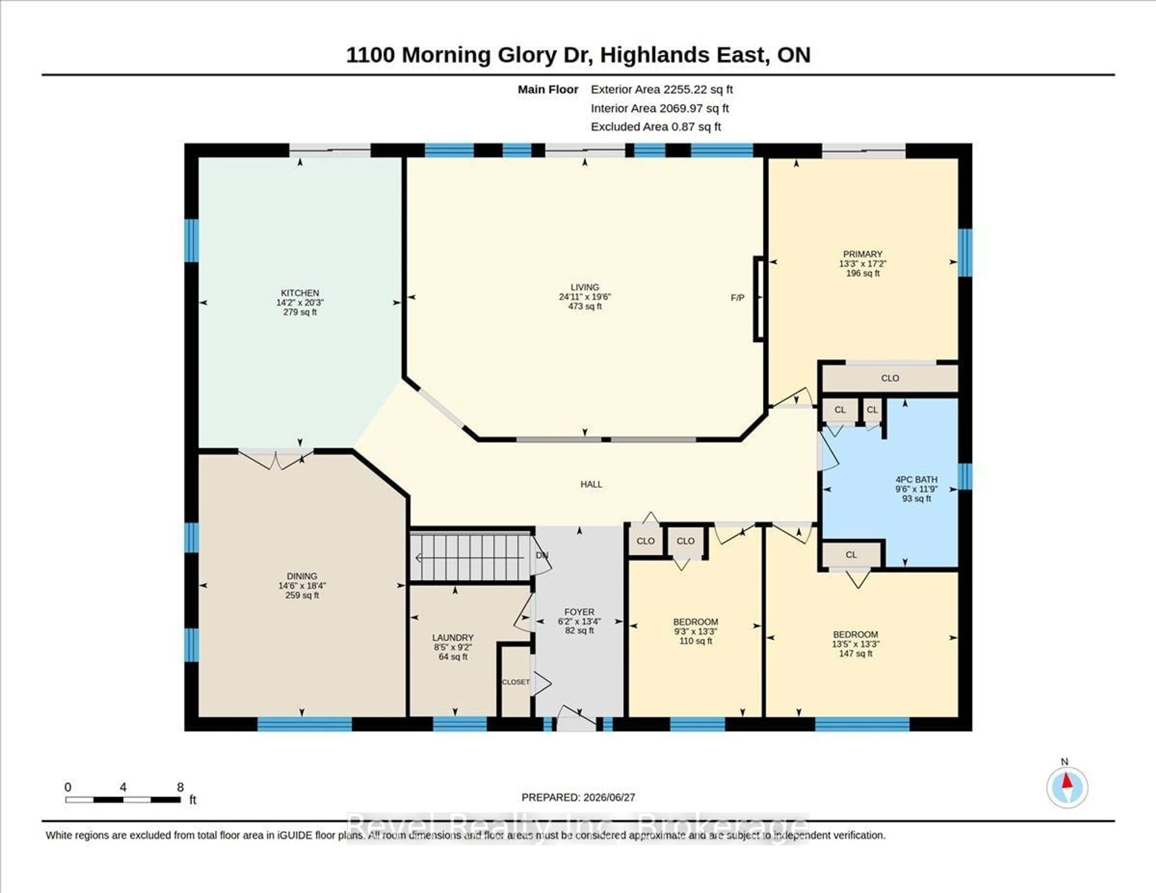 Floor plan for 1100 Morning Glory Dr, Highlands East Ontario K0M 1R0