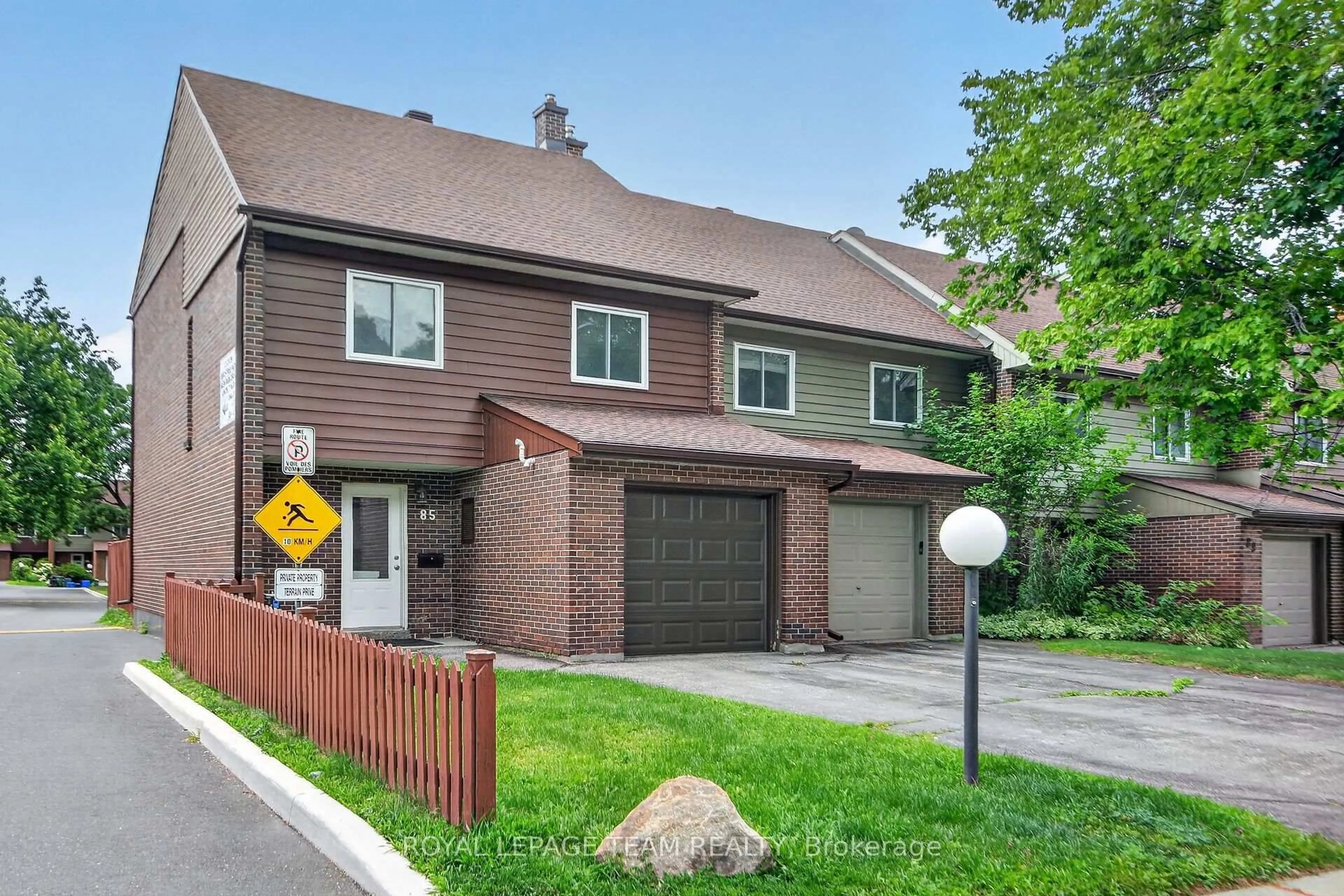 Home with brick exterior material, street for 85 Glen Park Dr, Ottawa Ontario K1B 3Z1