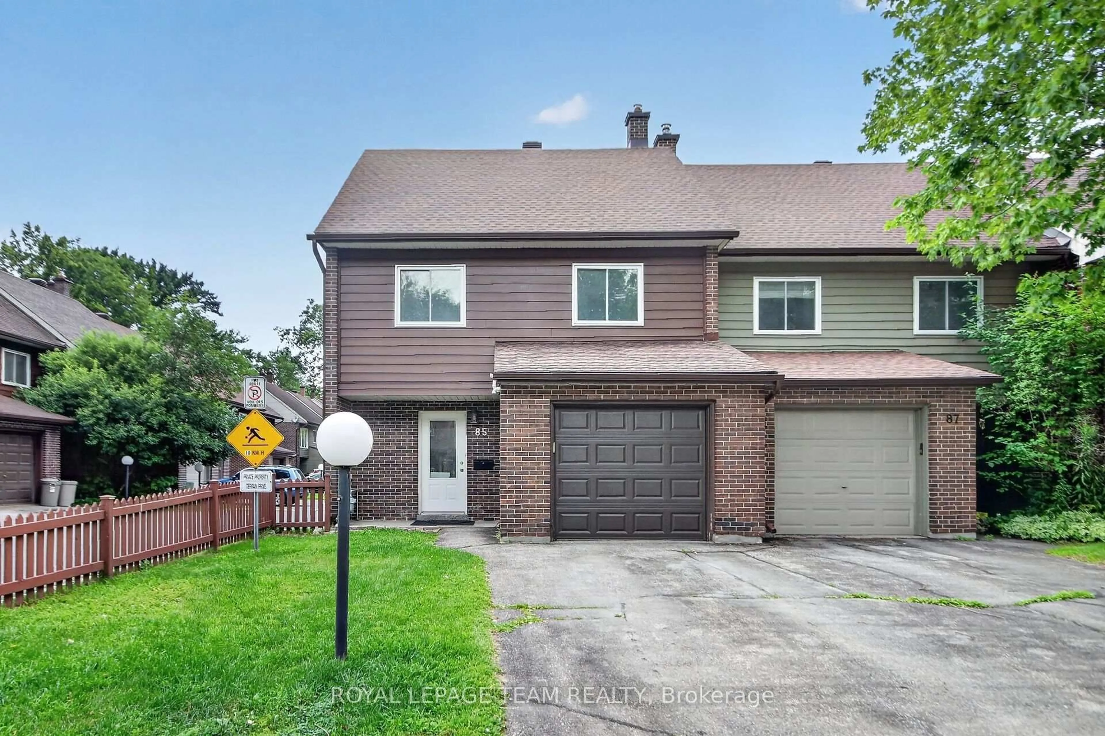 Home with brick exterior material, street for 85 Glen Park Dr, Ottawa Ontario K1B 3Z1