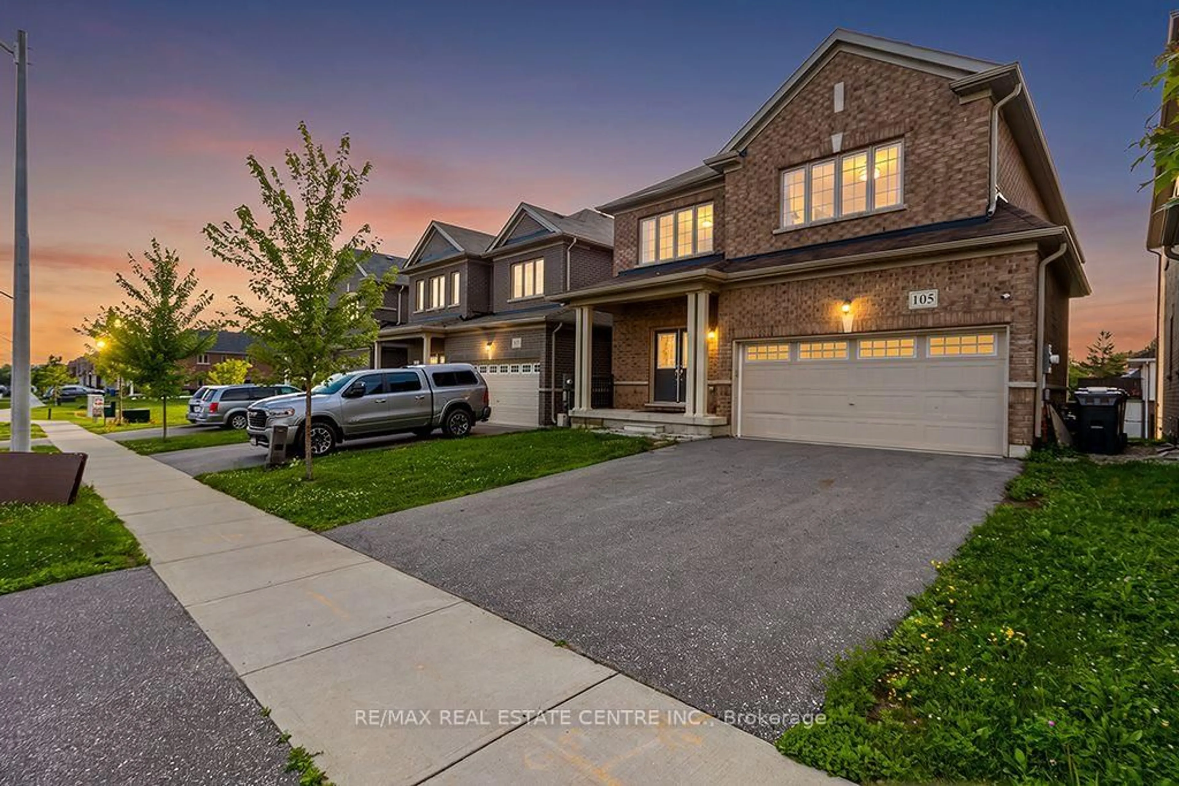 Home with brick exterior material, street for 105 Werry Ave, Southgate Ontario N0C 1B0