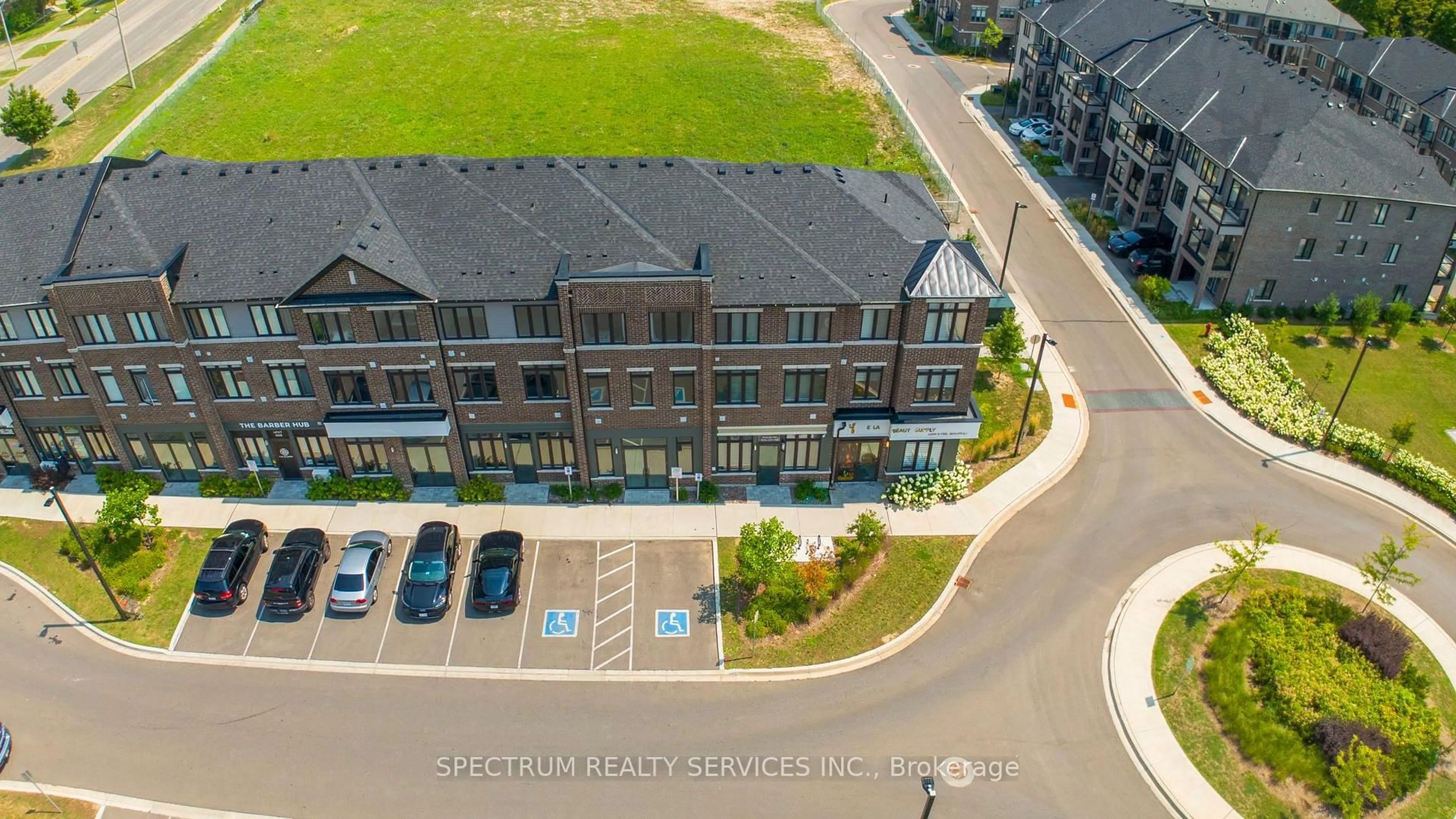 A pic from outside/outdoor area/front of a property/back of a property/a pic from drone, unknown for 585 Colborne St #108, Brantford Ontario N3S 0K4
