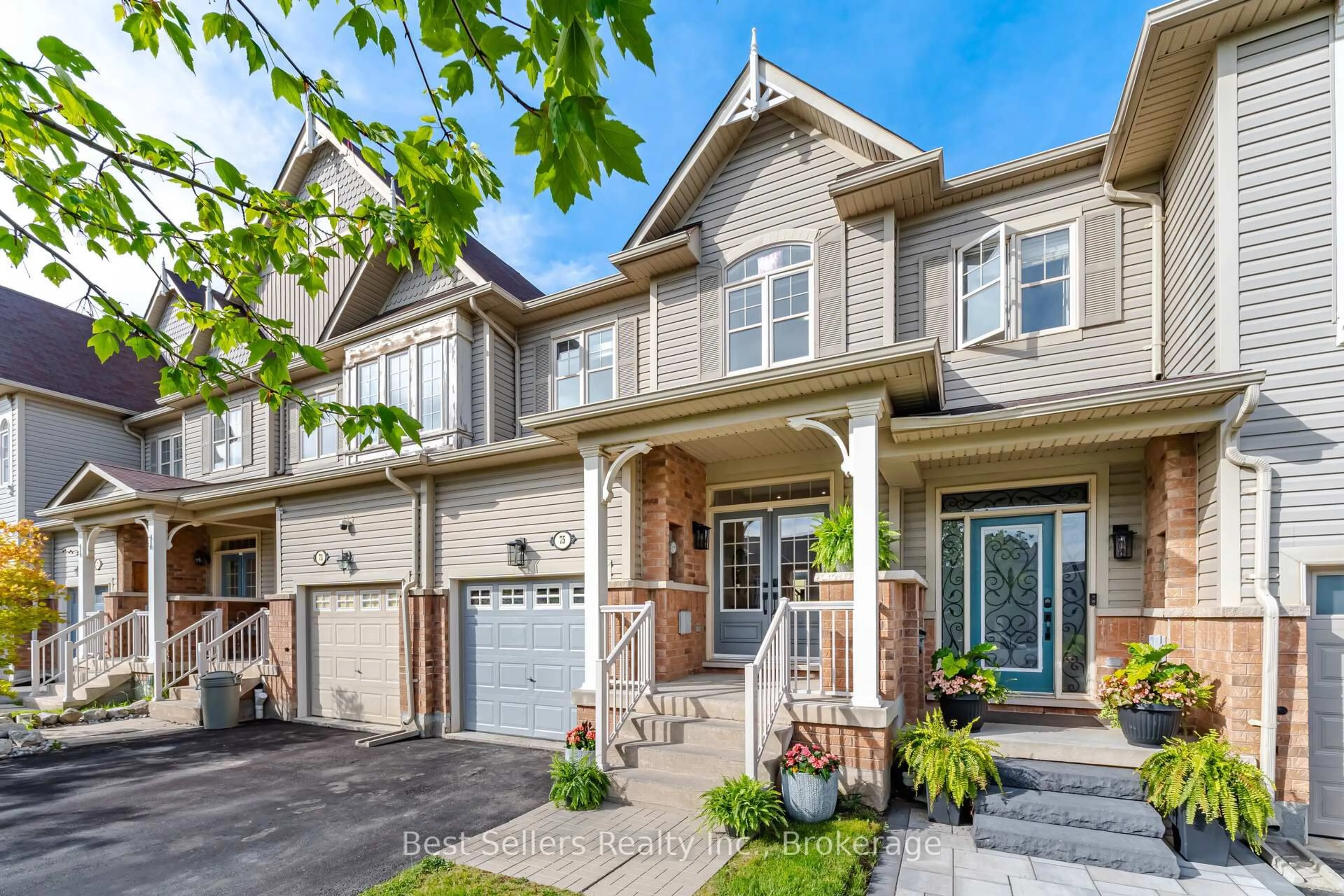 Home with brick exterior material, street for 75 Cathedral Crt, Hamilton Ontario L8B 0S1