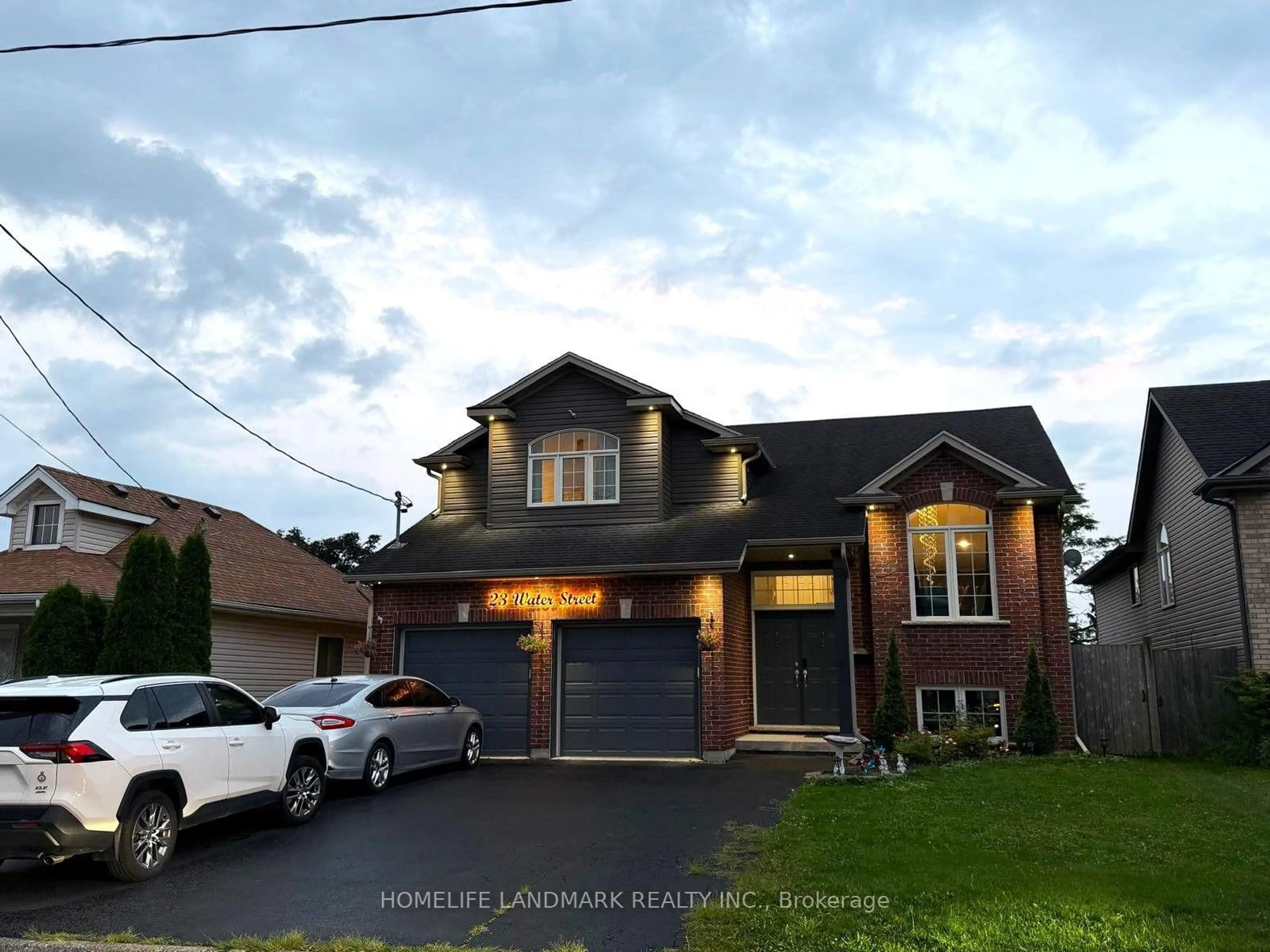Home with brick exterior material, street for 23 Water St, Thorold Ontario L2V 2K2