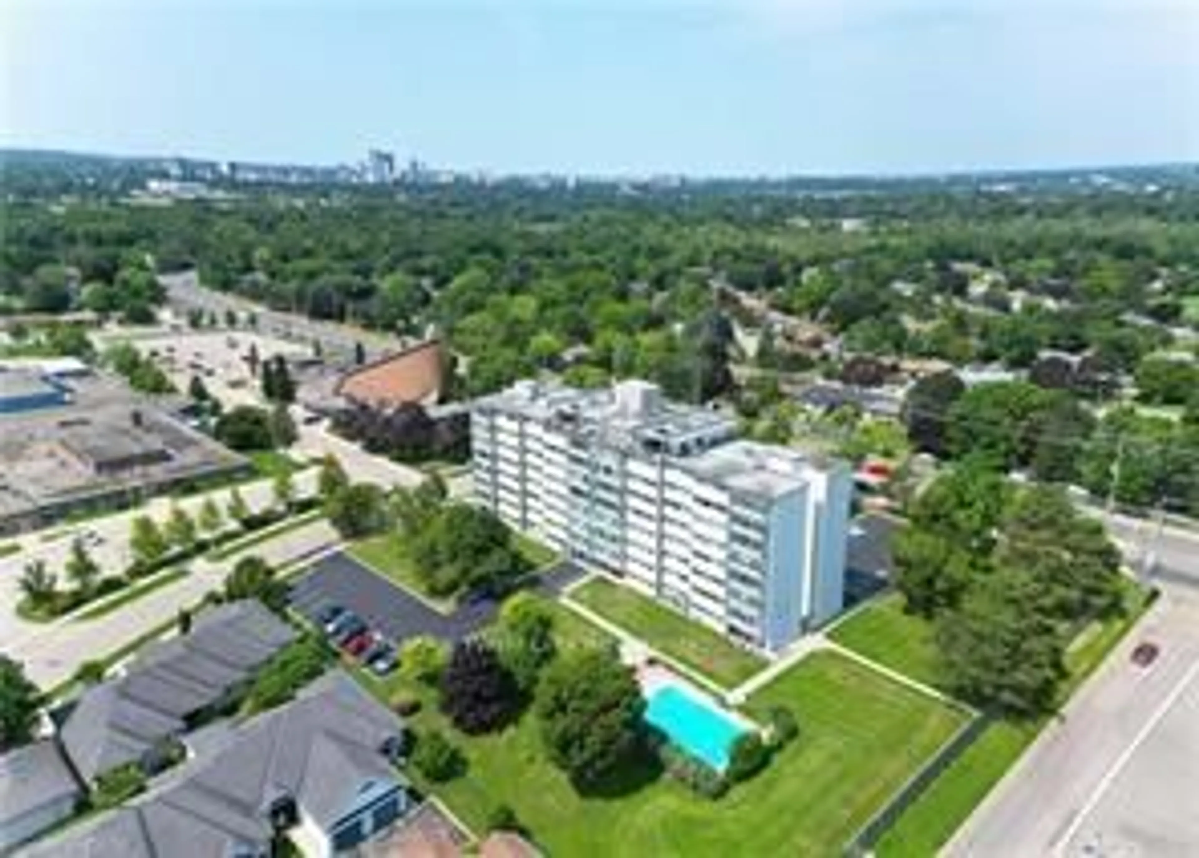 A pic from outside/outdoor area/front of a property/back of a property/a pic from drone, city buildings view from balcony for 24 MIDLAND Dr #403, Kitchener Ontario N2A 2A8