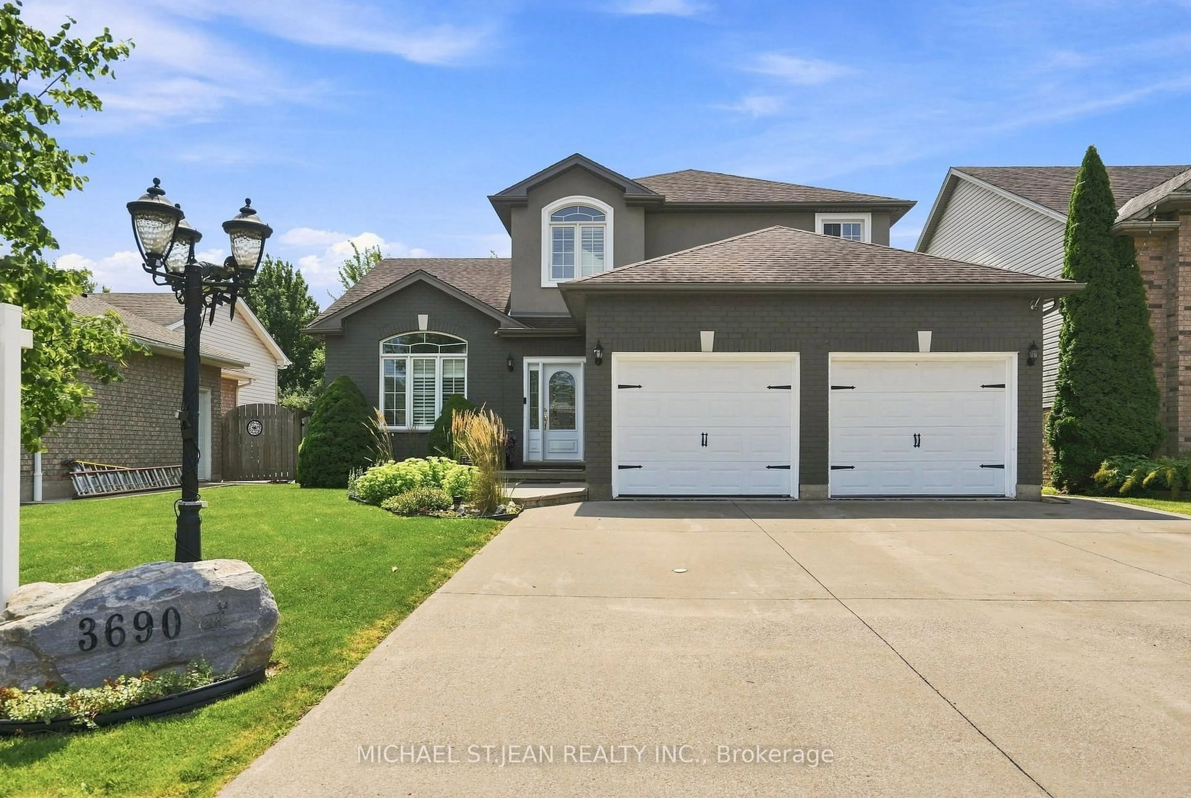 Home with vinyl exterior material, street for 3690 Weinbrenner Rd, Niagara Falls Ontario L2G 7Y3