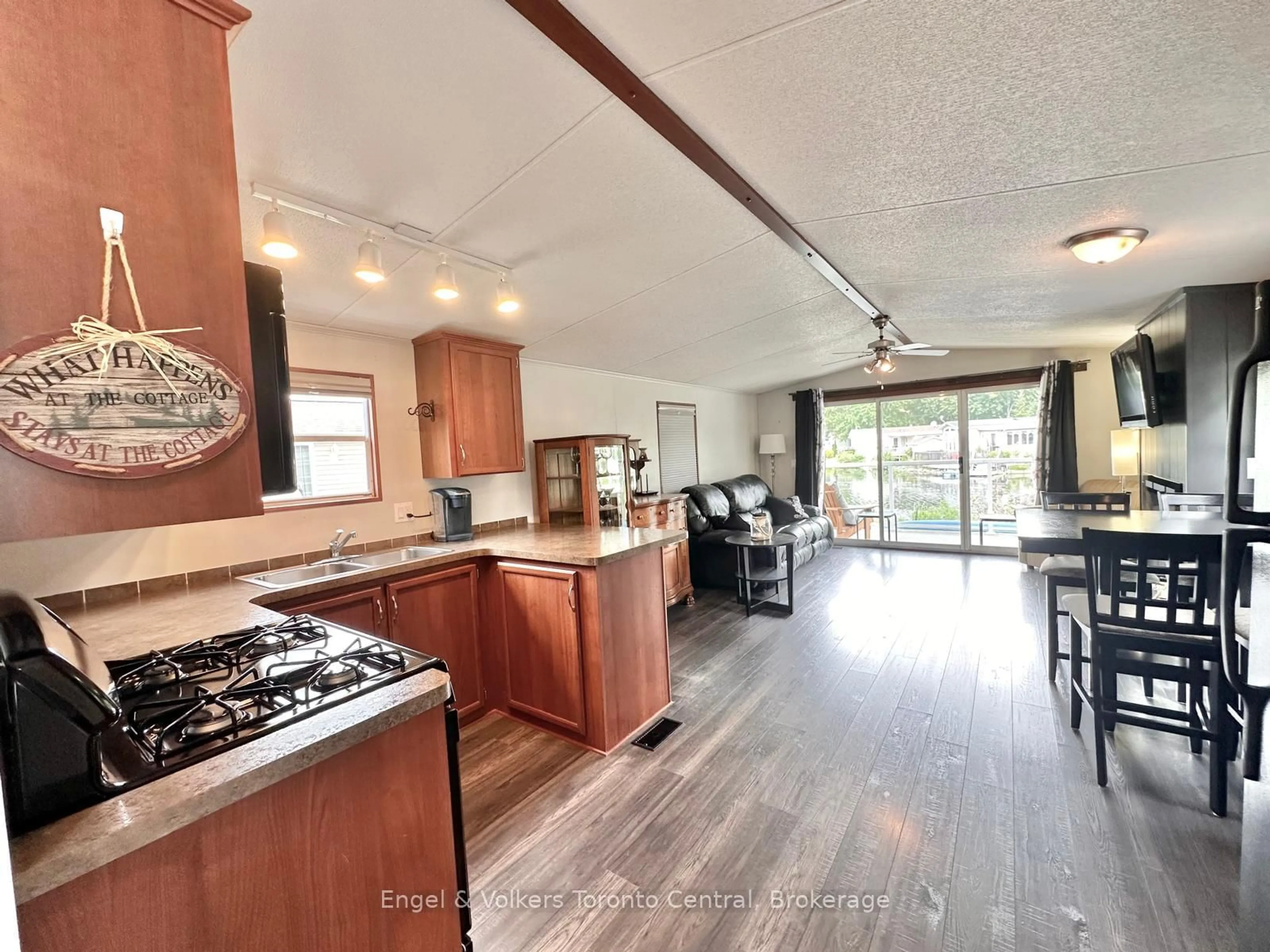 Open concept kitchen, unknown for 7489 SIDEROAD 5 #T115, Wellington North Ontario N0G 2L0