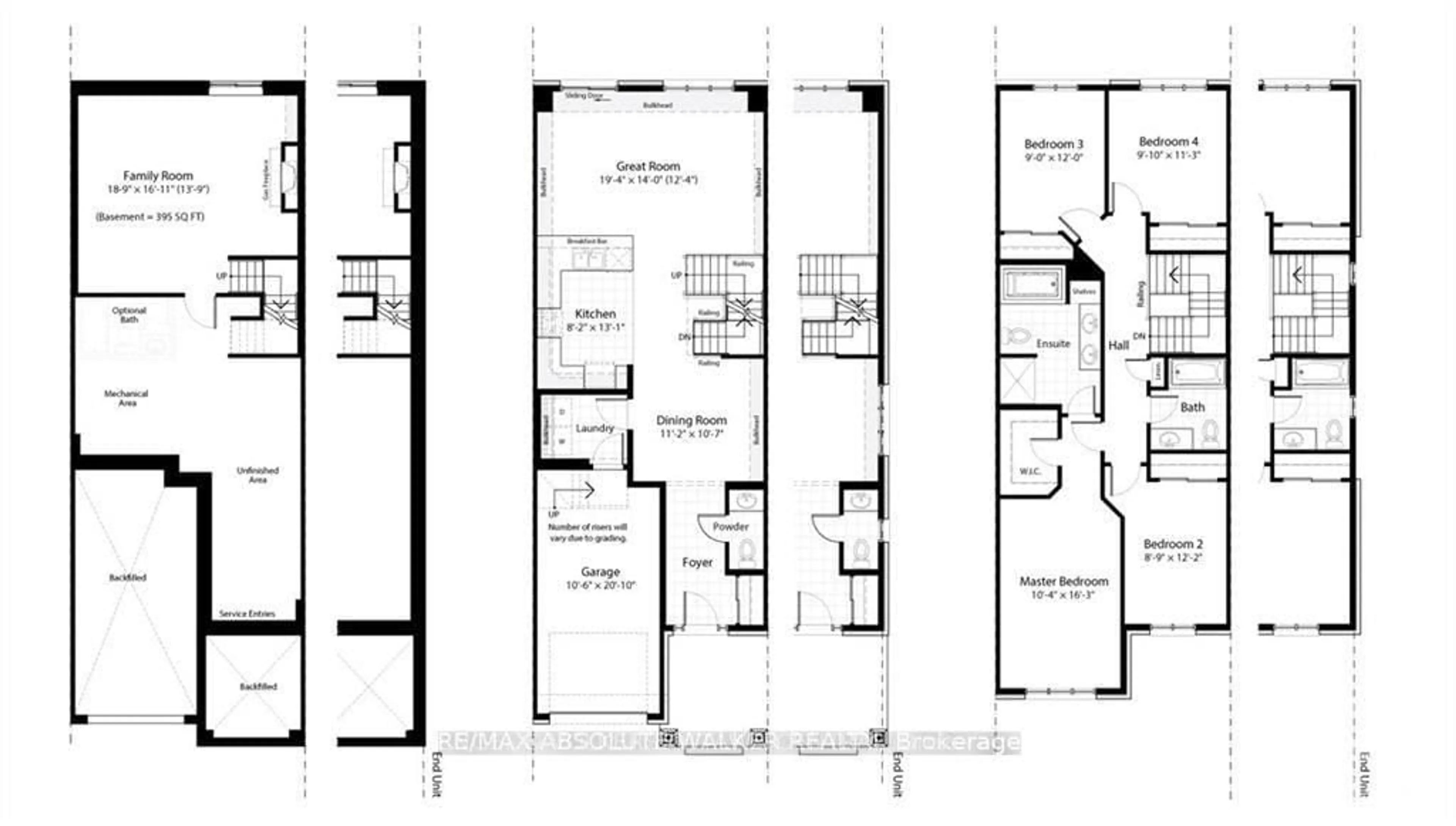 Floor plan for 323 Lysander Pl, Ottawa Ontario K1K 3X8