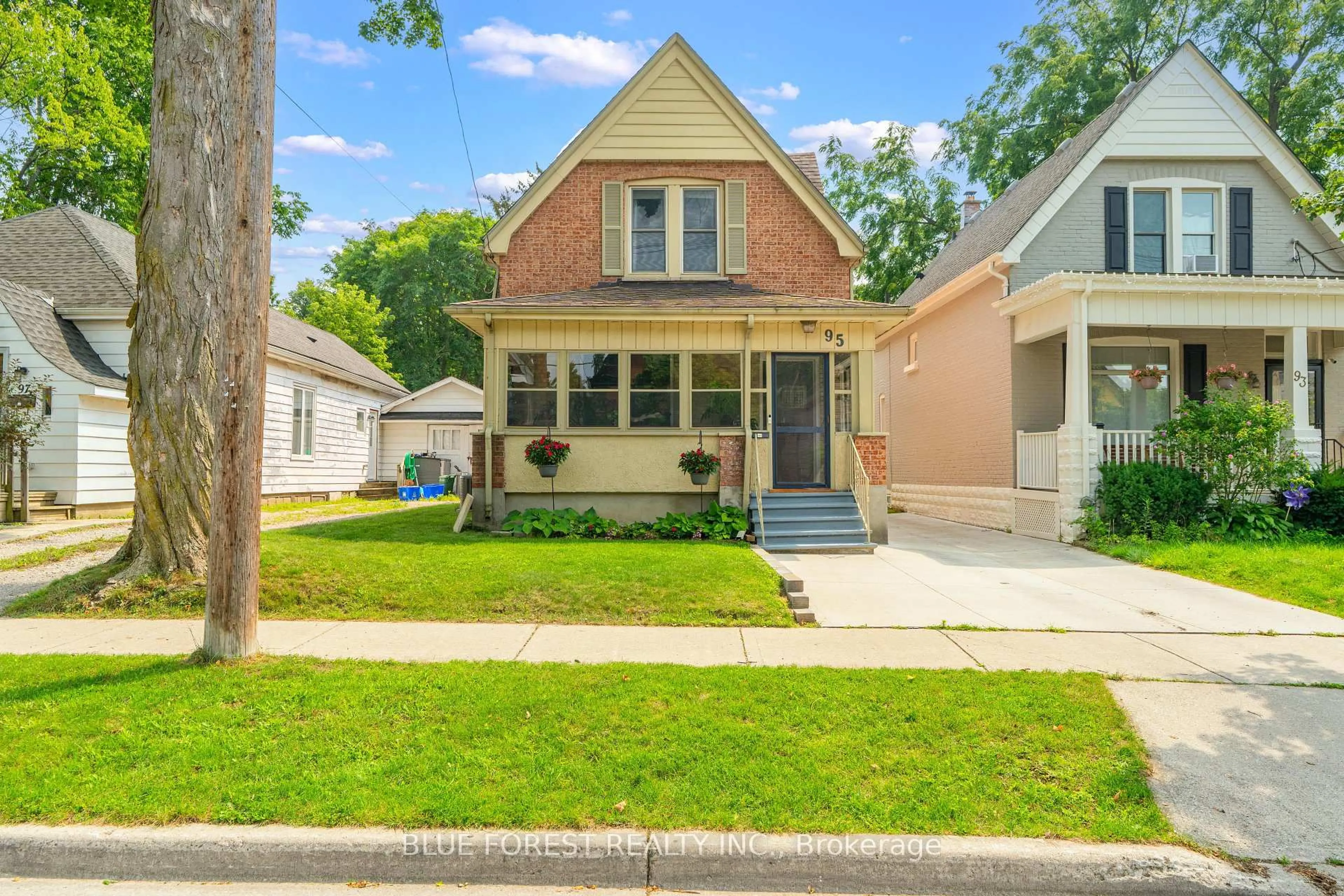 Home with brick exterior material, street for 95 Tecumseh Ave, London South Ontario N6C 1S1