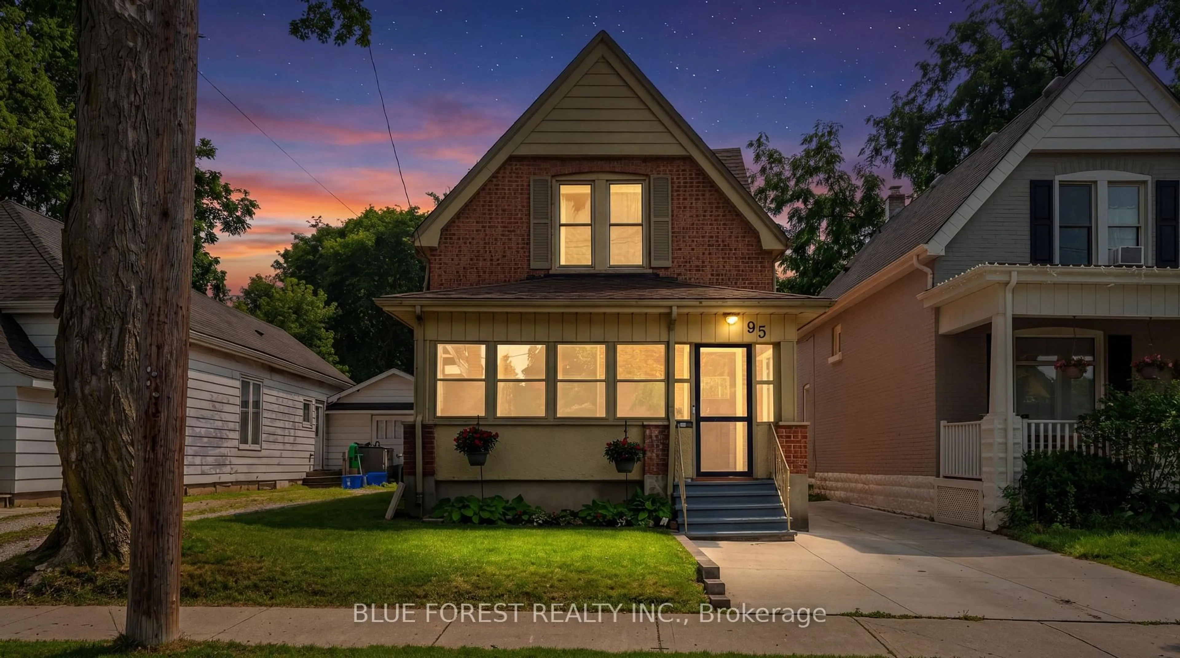 Home with brick exterior material, street for 95 Tecumseh Ave, London South Ontario N6C 1S1