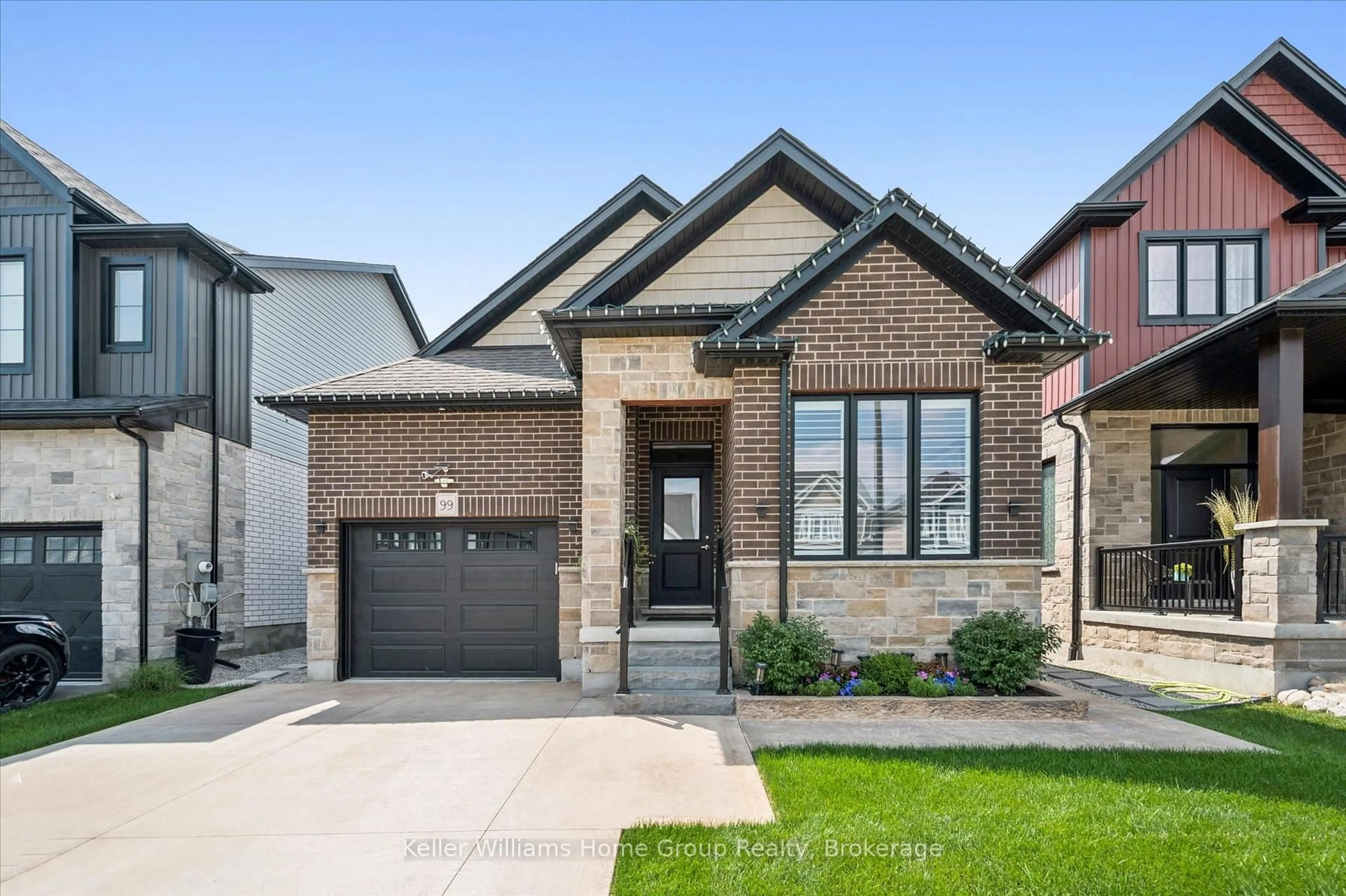 Home with brick exterior material, street for 99 Harrison St, Centre Wellington Ontario N0B 1S0