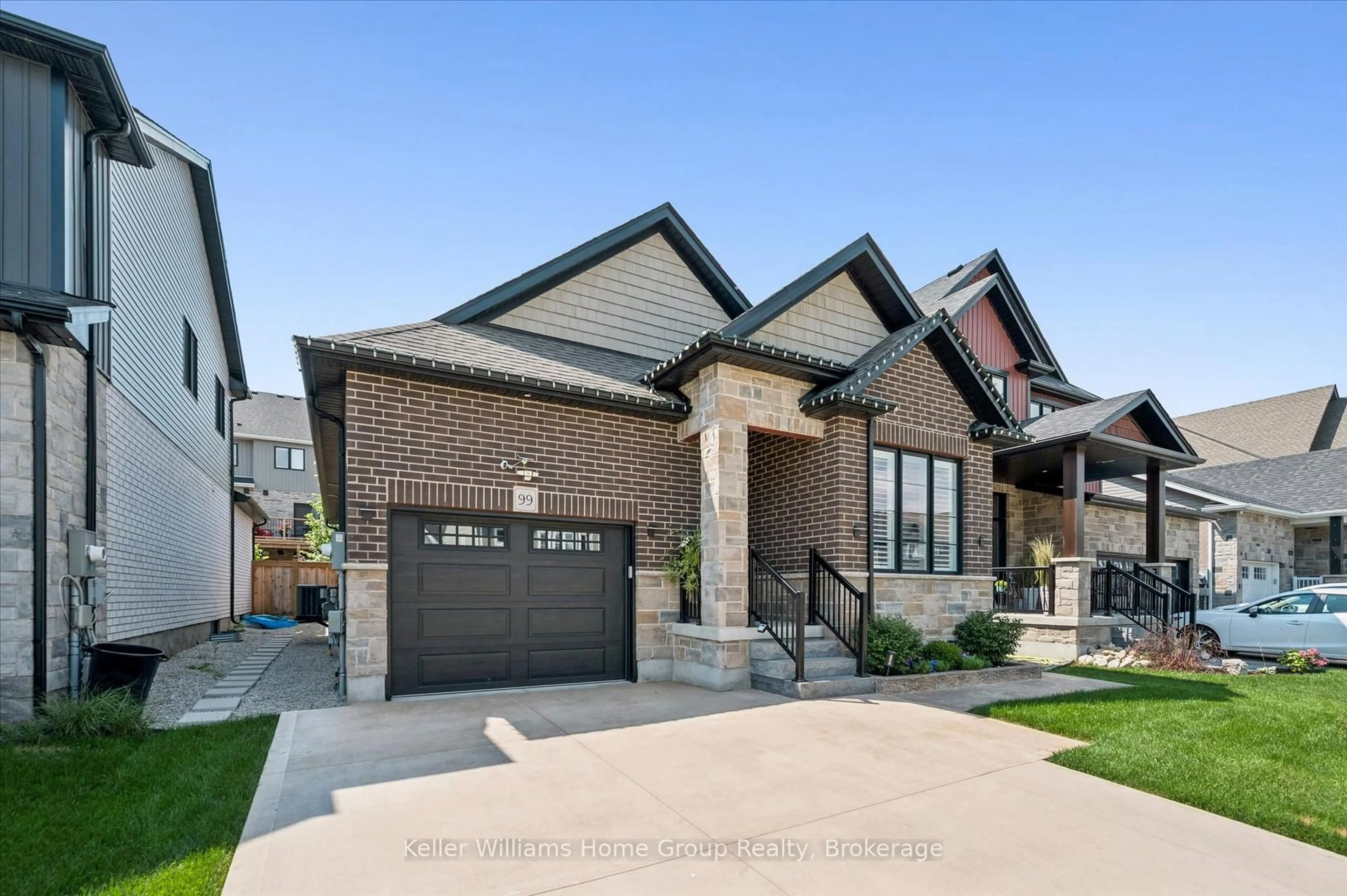 Home with brick exterior material, street for 99 Harrison St, Centre Wellington Ontario N0B 1S0