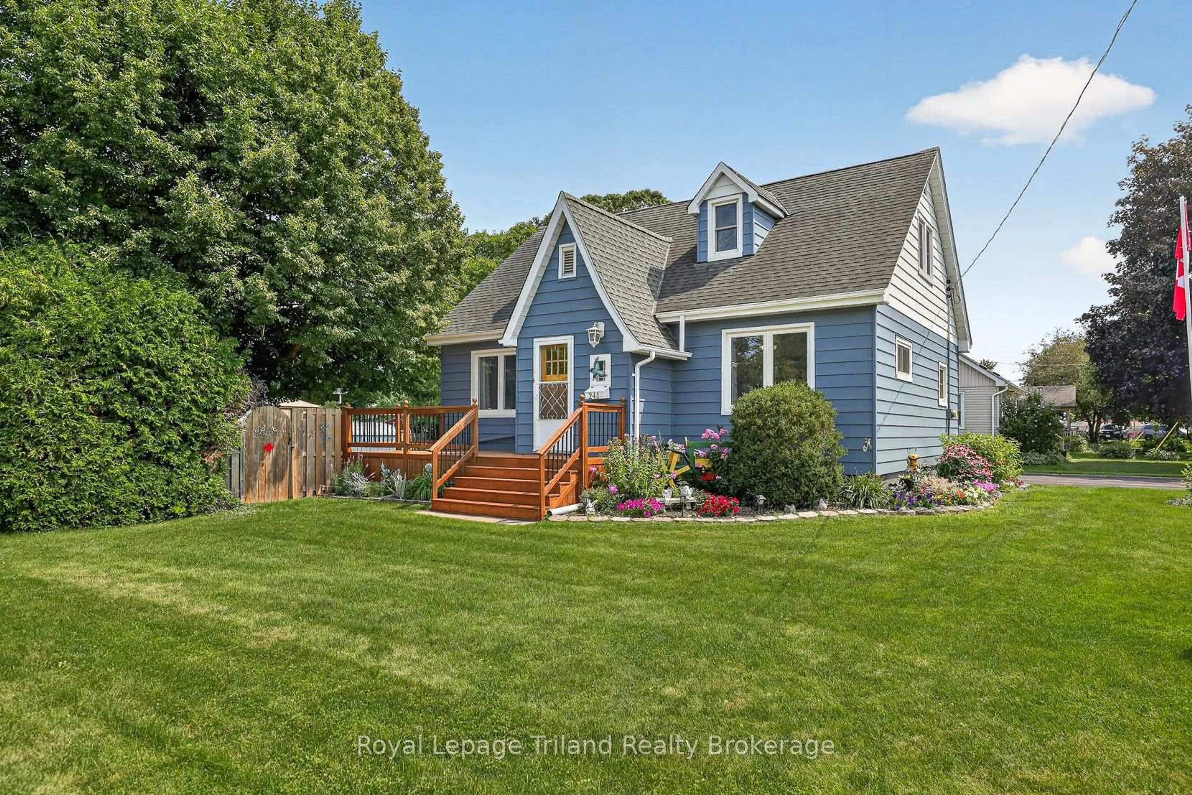 Home with vinyl exterior material, street for 241 Delatre St, Zorra Ontario N0M 2M0