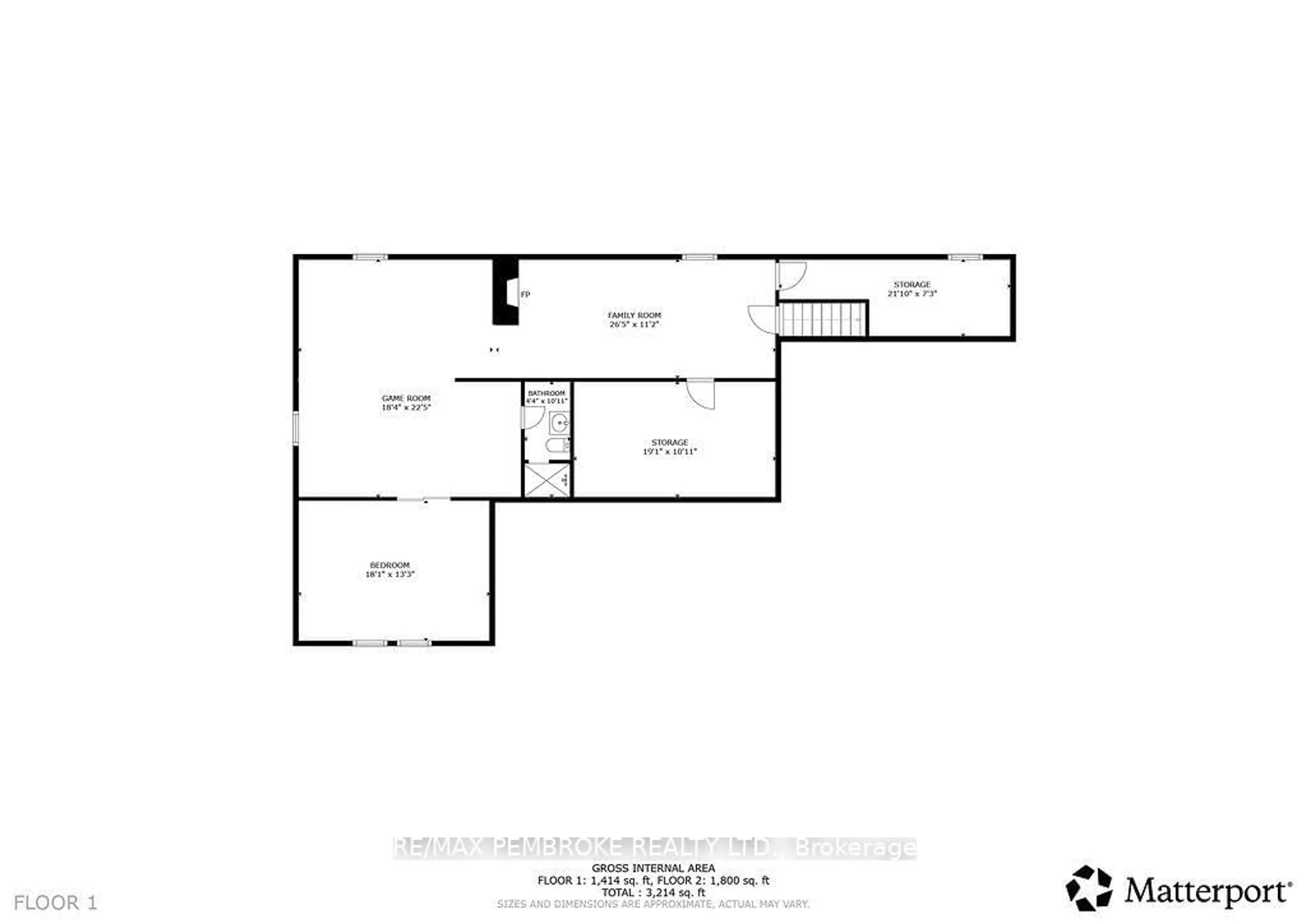 Floor plan for 20 Meadowbrook Dr, Pembroke Ontario K8A 7C3