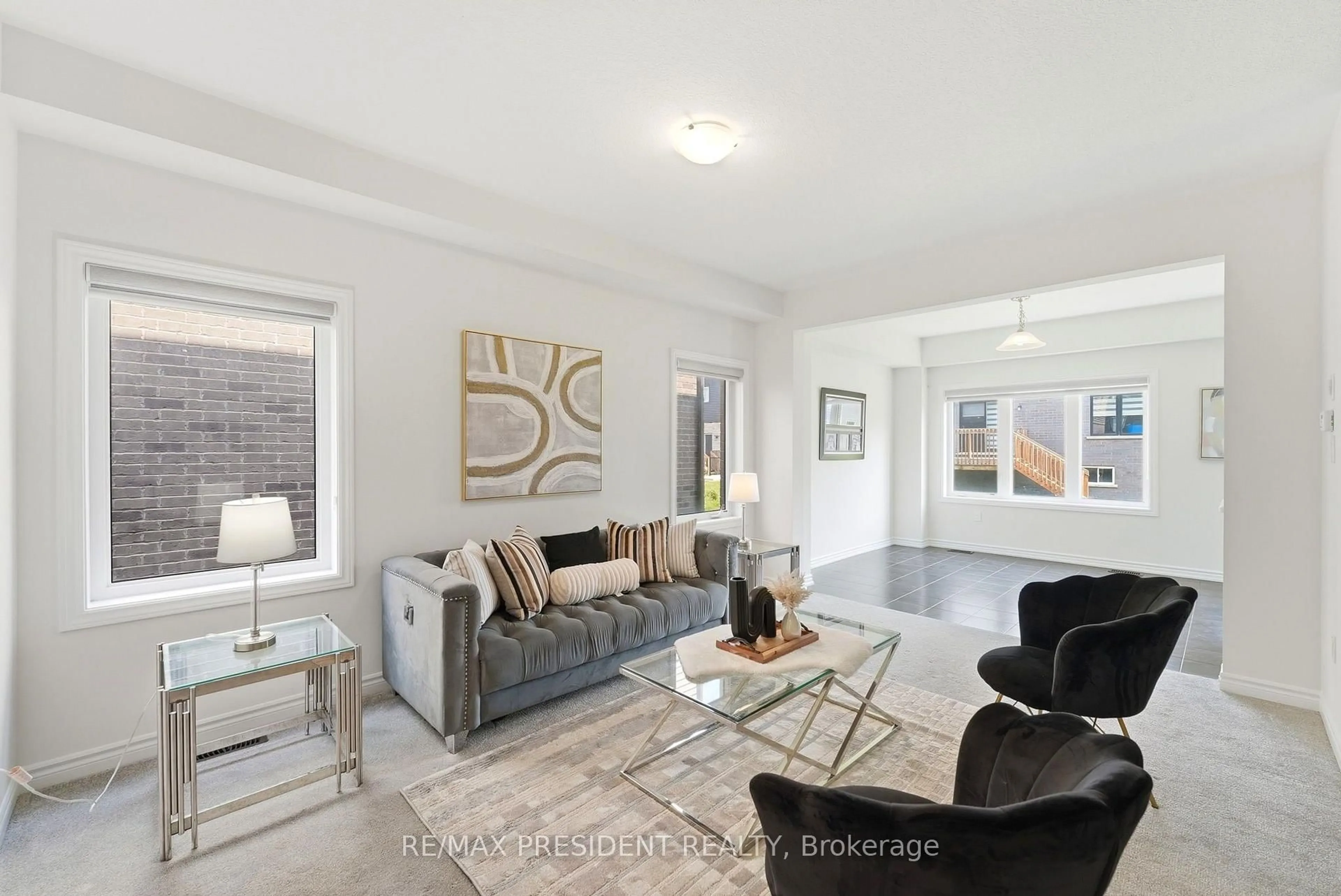 Living room with furniture, unknown for 10 Poole St, Brantford Ontario N3V 0B1