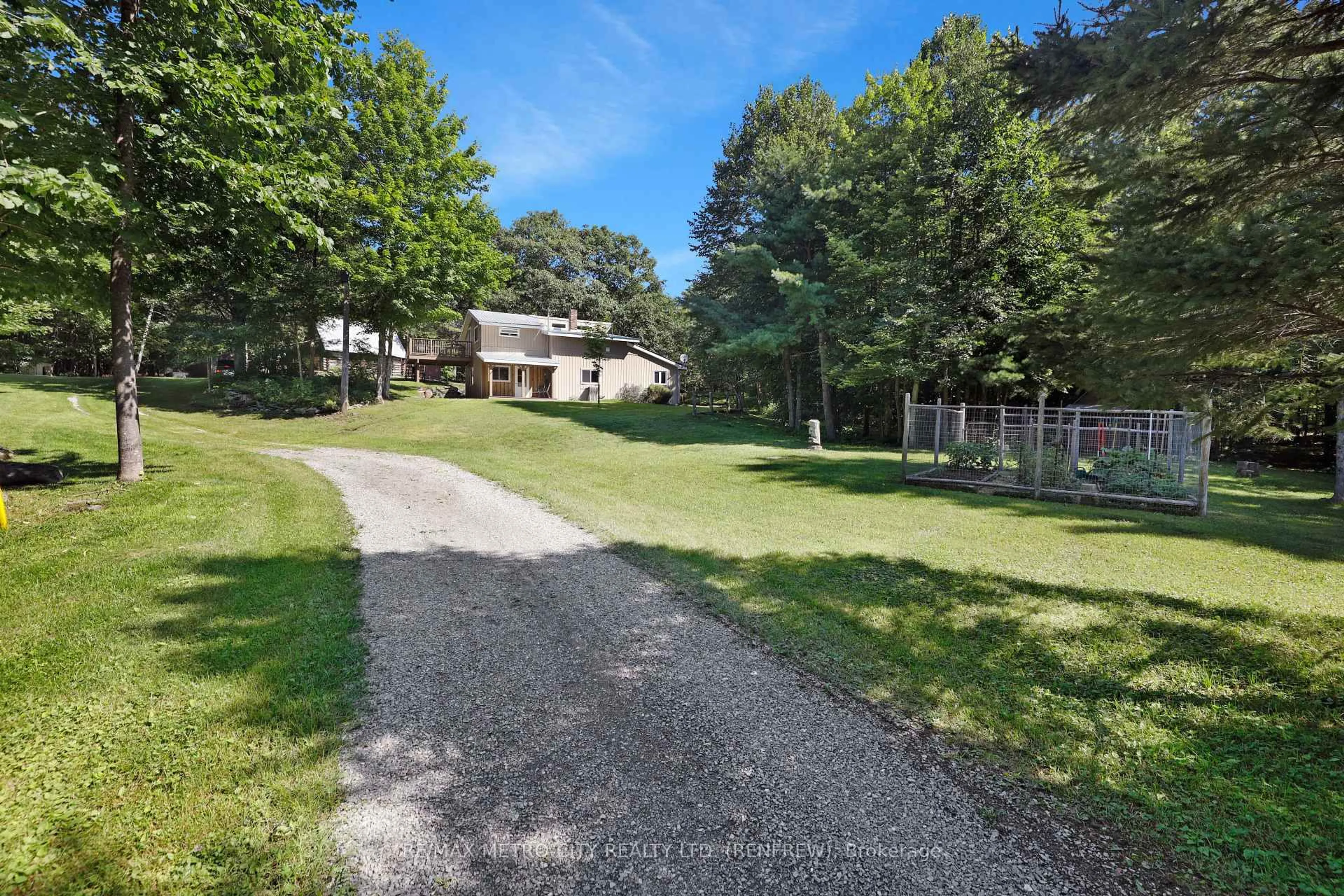 A pic from outside/outdoor area/front of a property/back of a property/a pic from drone, unknown for 338 Brydges Road Rd, Burnstown Ontario K0J 1G0