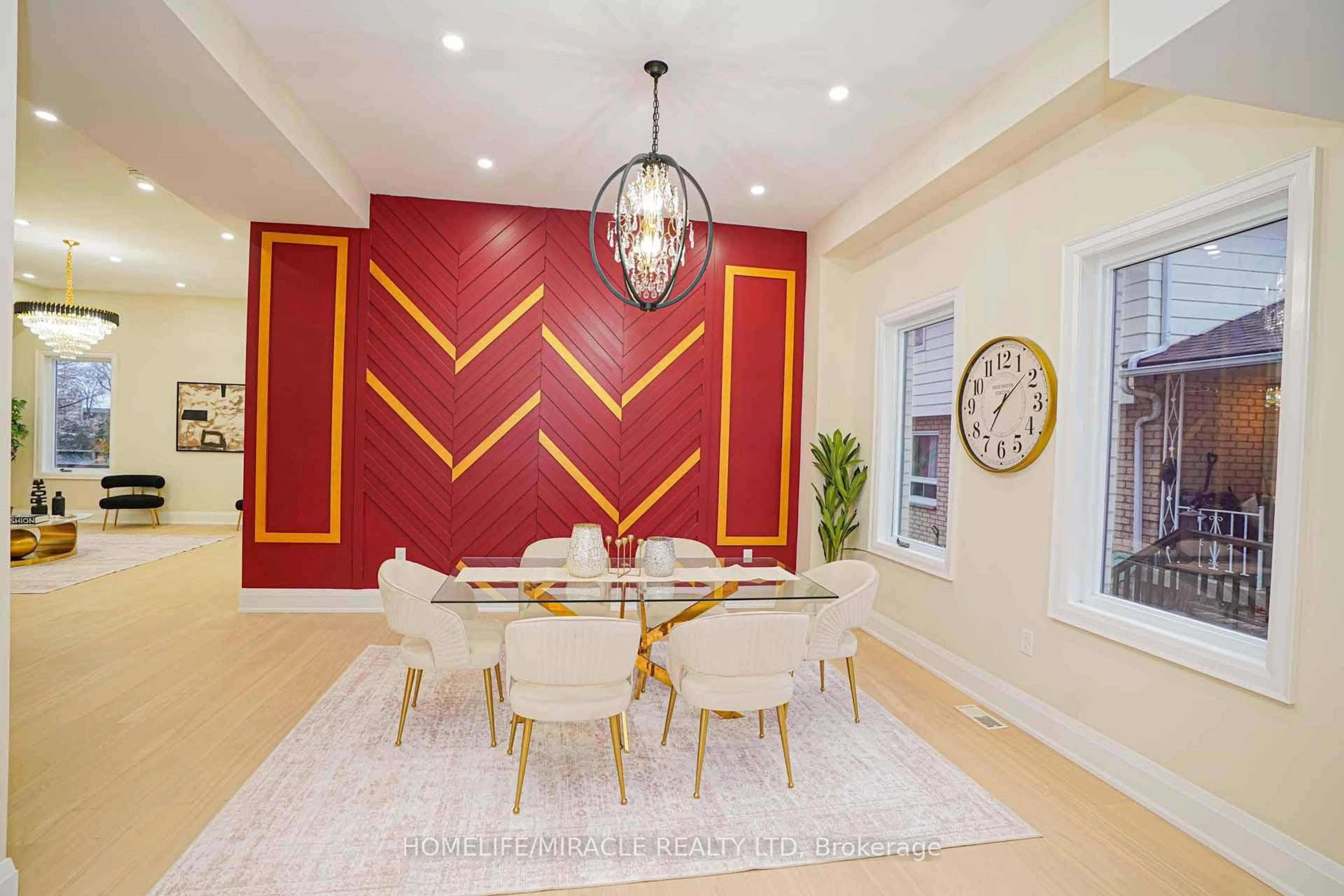 Dining room, ceramic/tile floor for 234 Eleanor Ave, Hamilton Ontario L8W 1B5