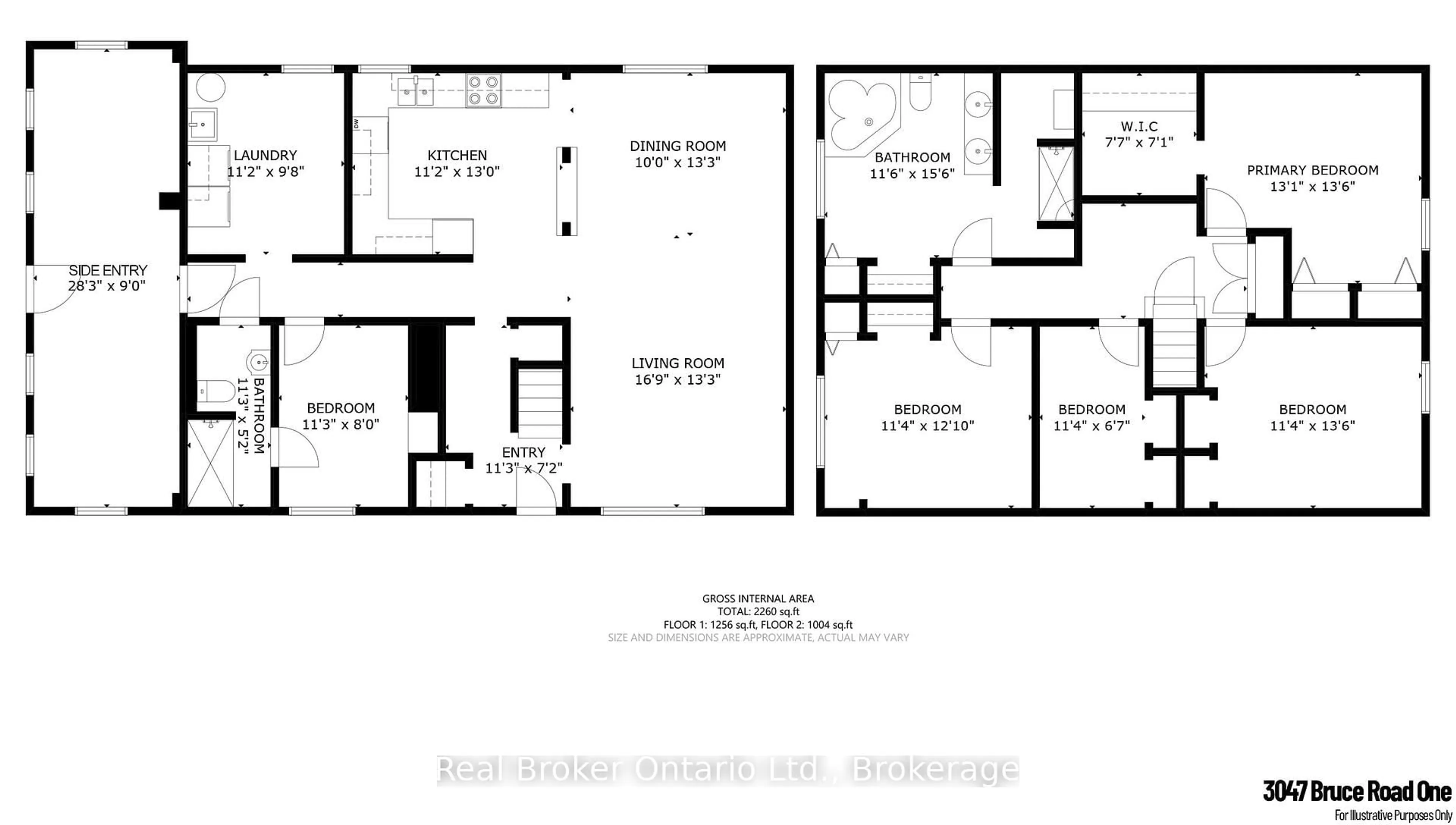 Floor plan for 3047 Bruce 1 Rd, Kincardine Ontario N0G 2T0