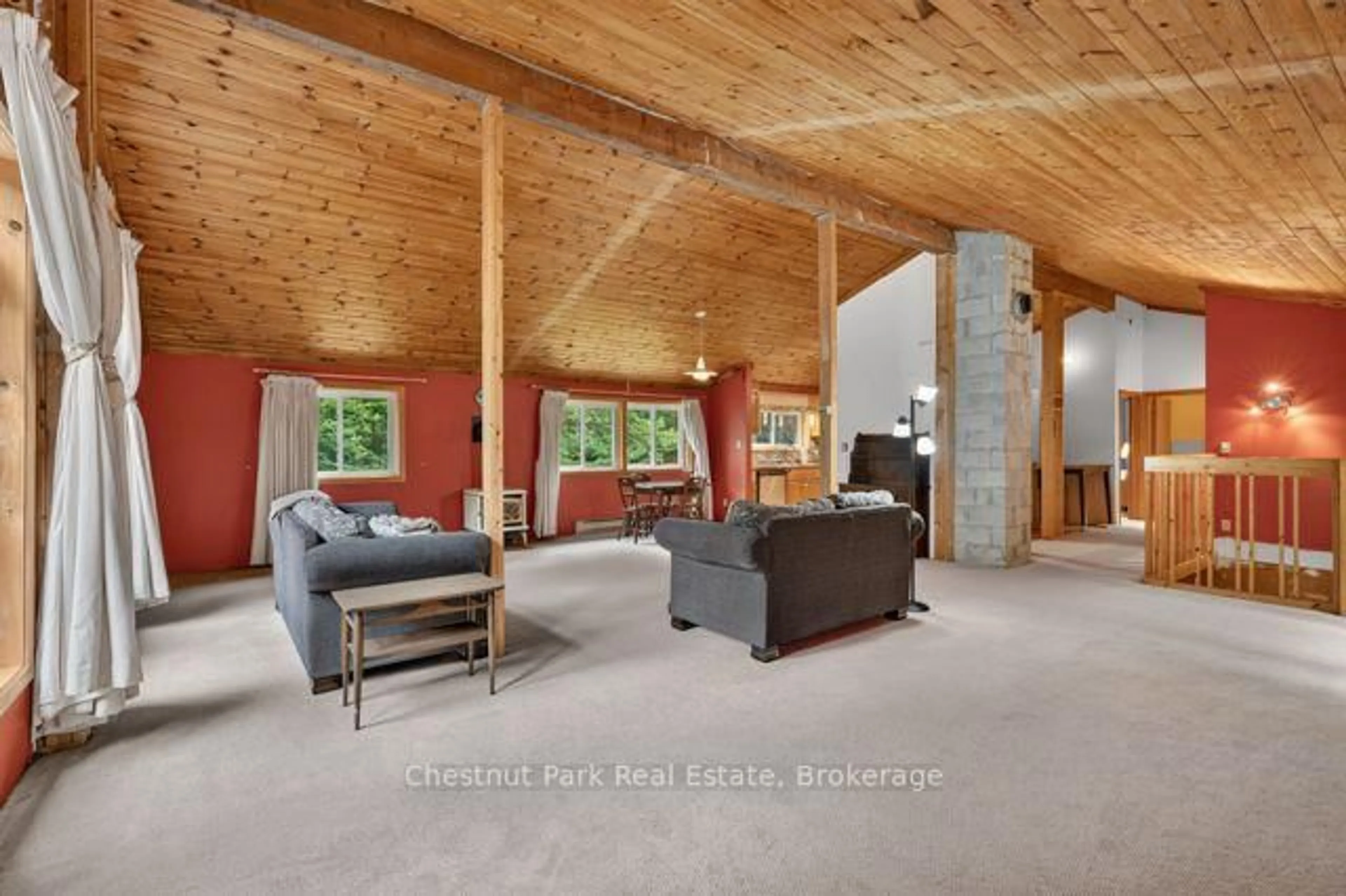 Living room with furniture, unknown for 1039 South Waseosa Lake Rd, Huntsville Ontario P1H 2N5