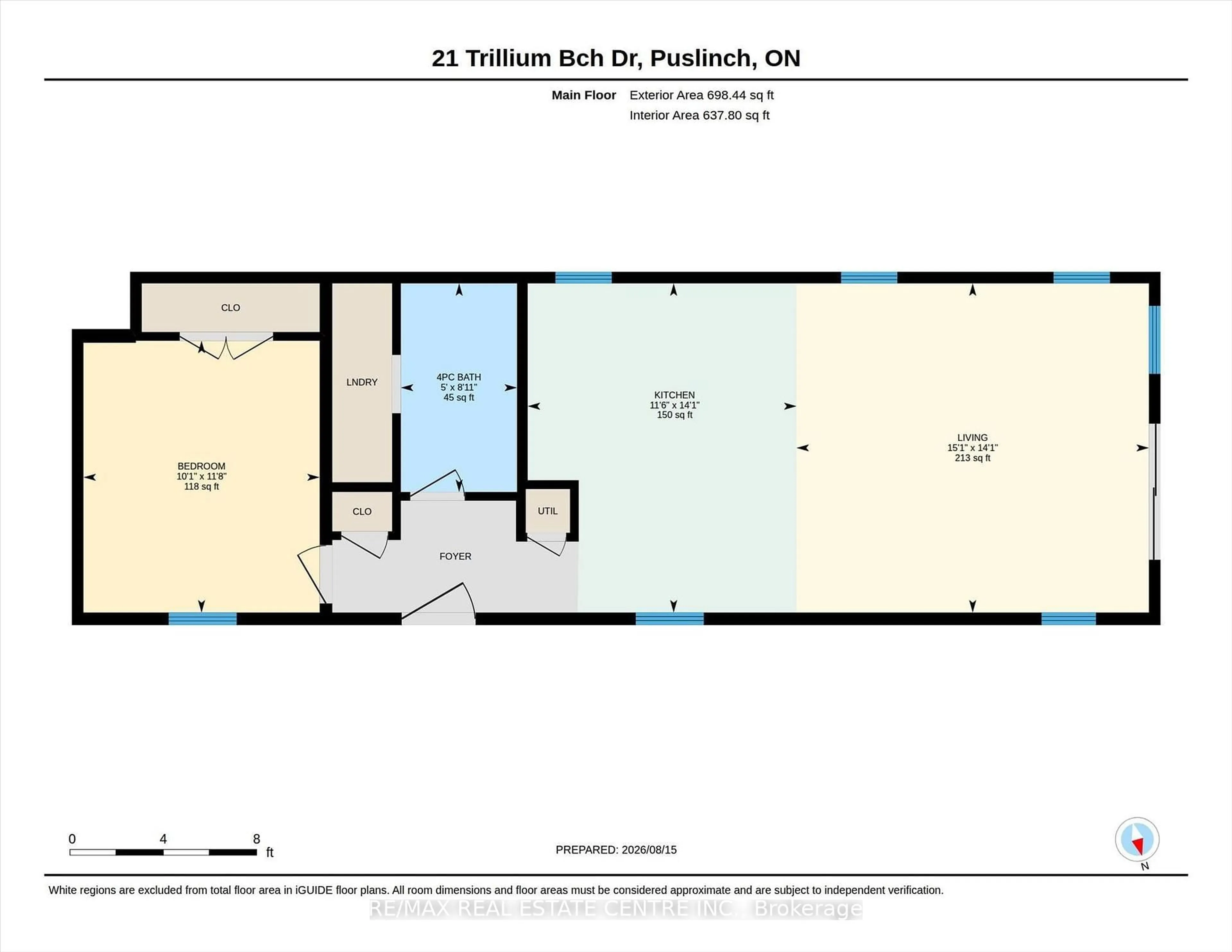 Floor plan for 21 Trillium Beach Dr, Guelph/Eramosa Ontario N0B 2J0
