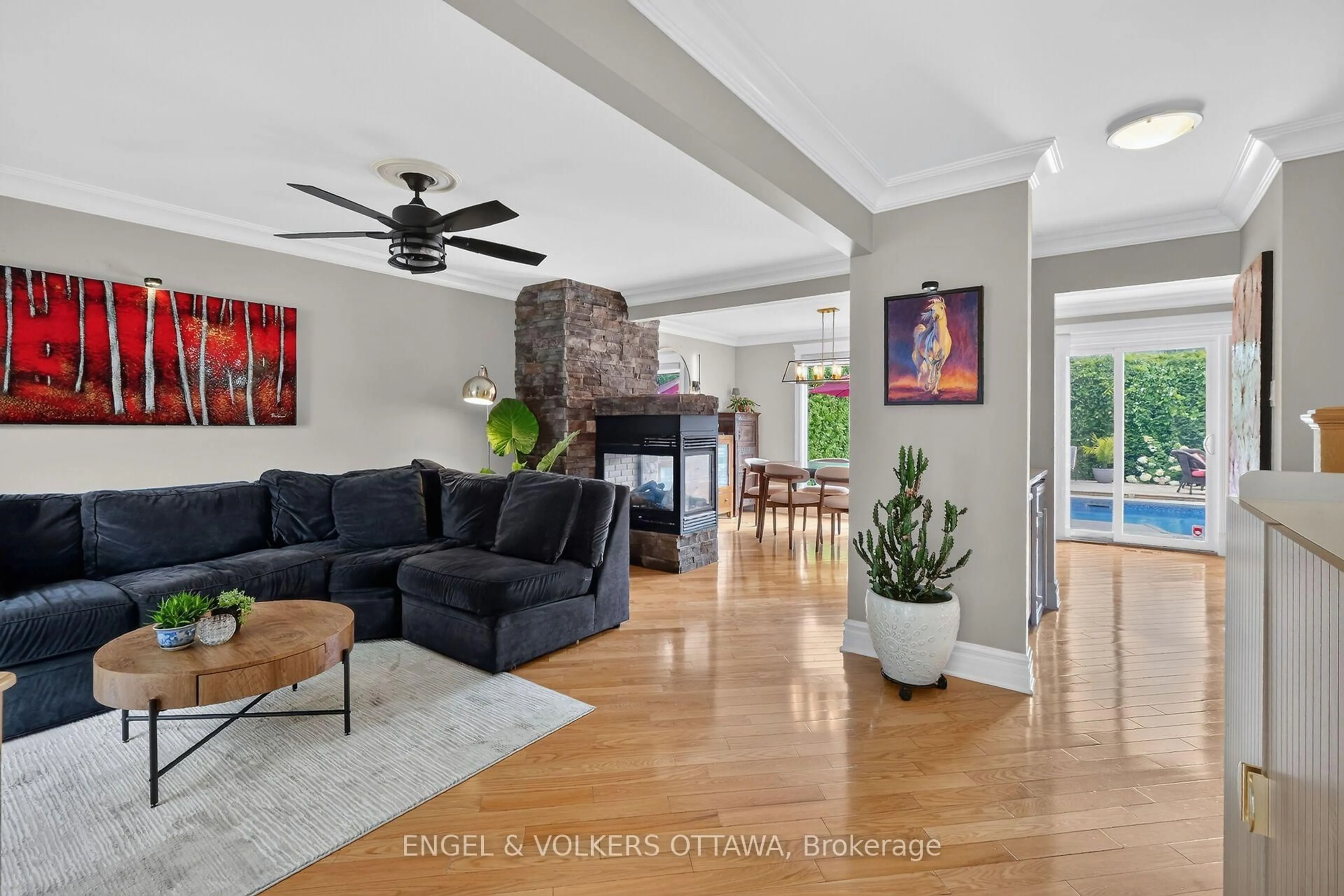 Living room with furniture, unknown for 1069 St Germain Cres, Ottawa Ontario K1C 2L7