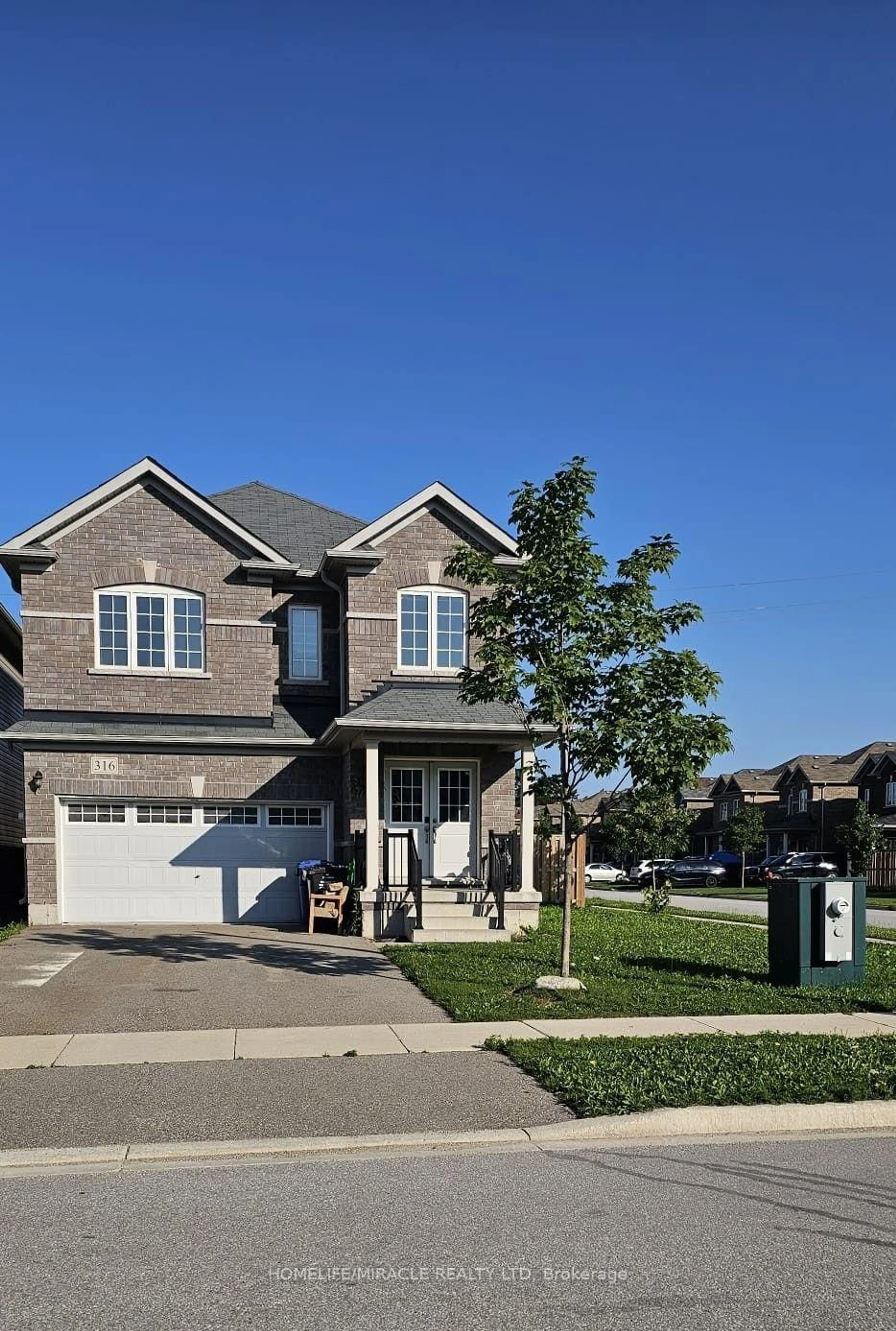 Home with vinyl exterior material, street for 316 Vandusen Ave, Southgate Ontario N0C 1B0