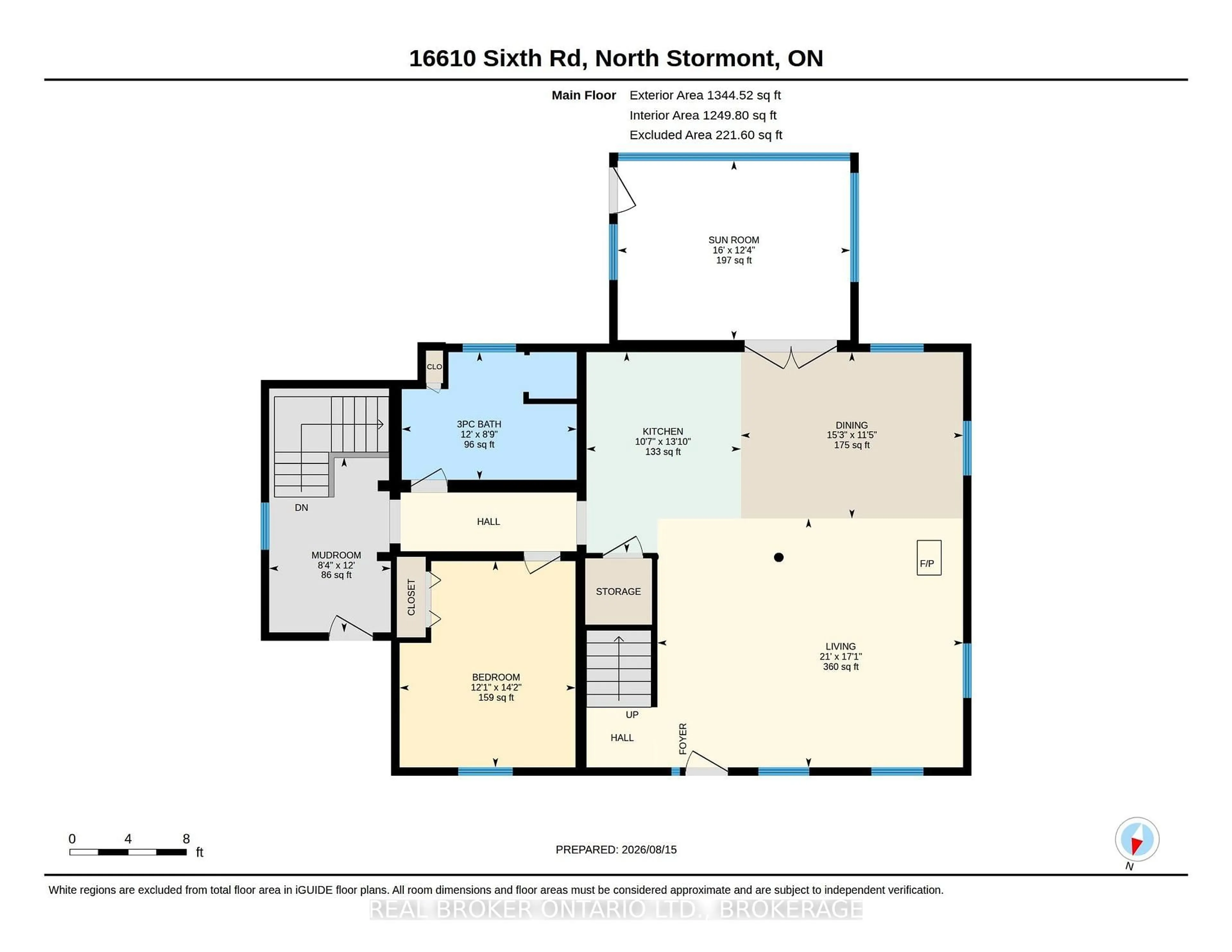 Floor plan for 16610 Sixth Line, North Stormont Ontario K7S 3G7
