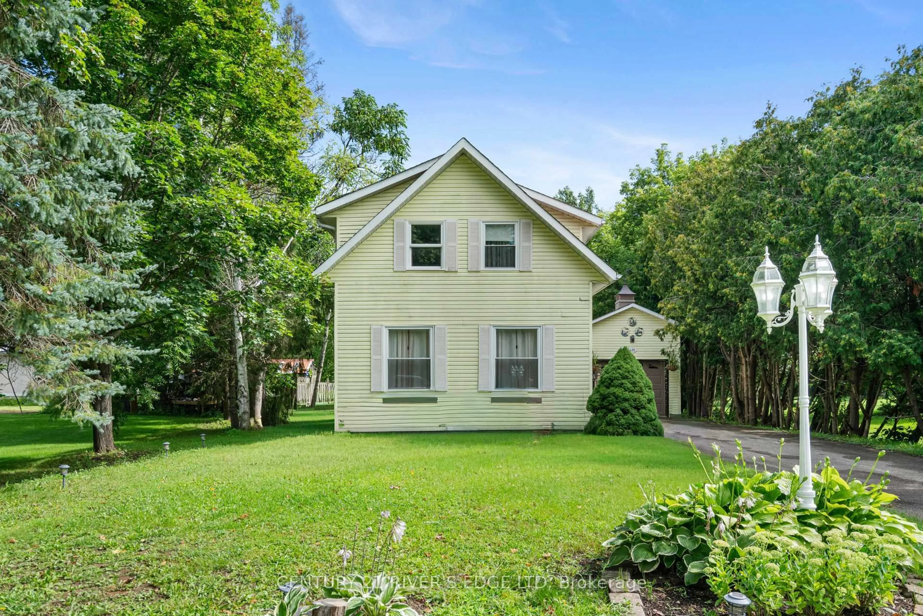 A pic from outside/outdoor area/front of a property/back of a property/a pic from drone, street for 8491 County Rd 7 Rd, Elizabethtown-Kitley Ontario K0E 1A0
