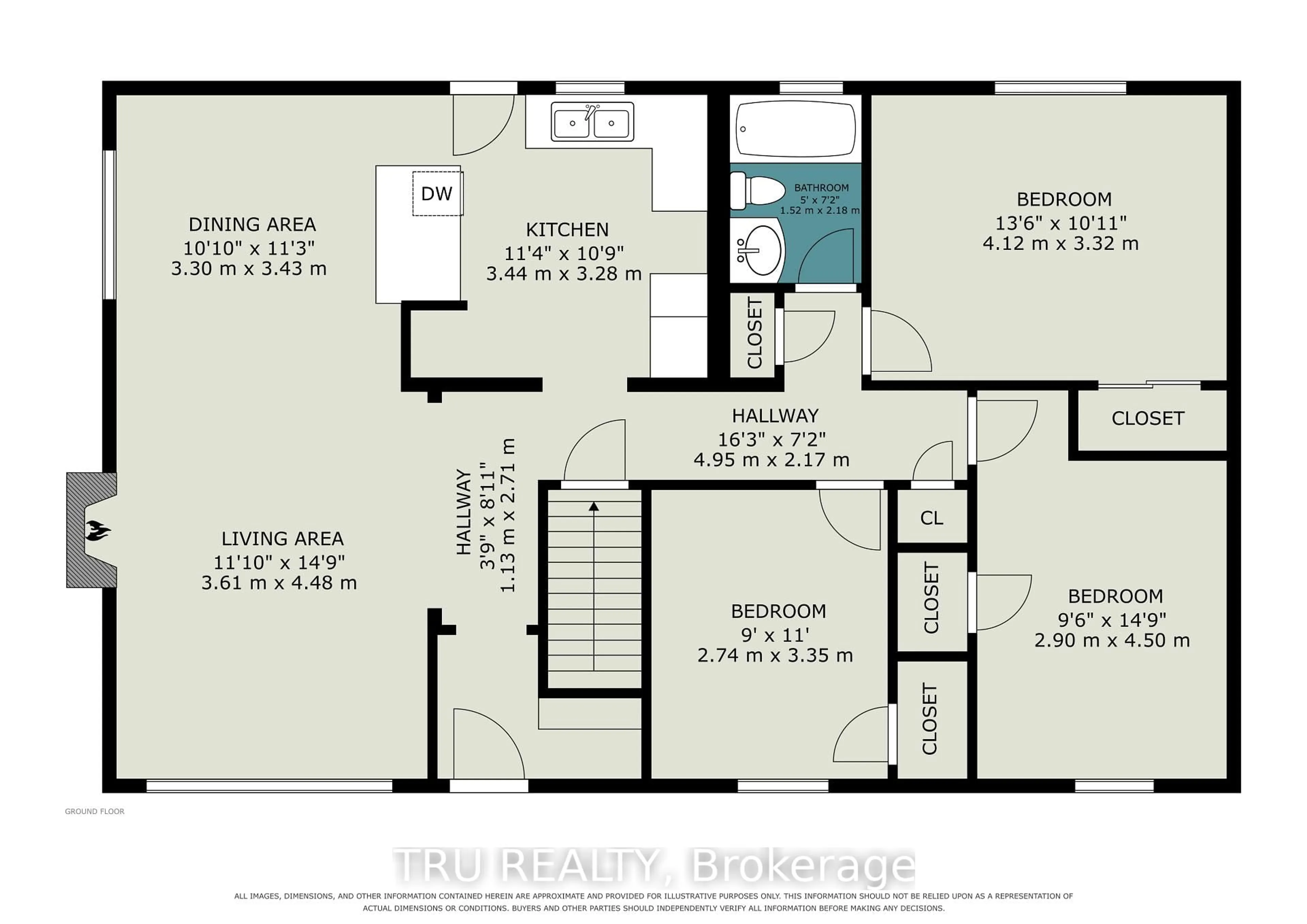 Floor plan for 1908 Saunderson Dr, Ottawa Ontario K1G 2C7