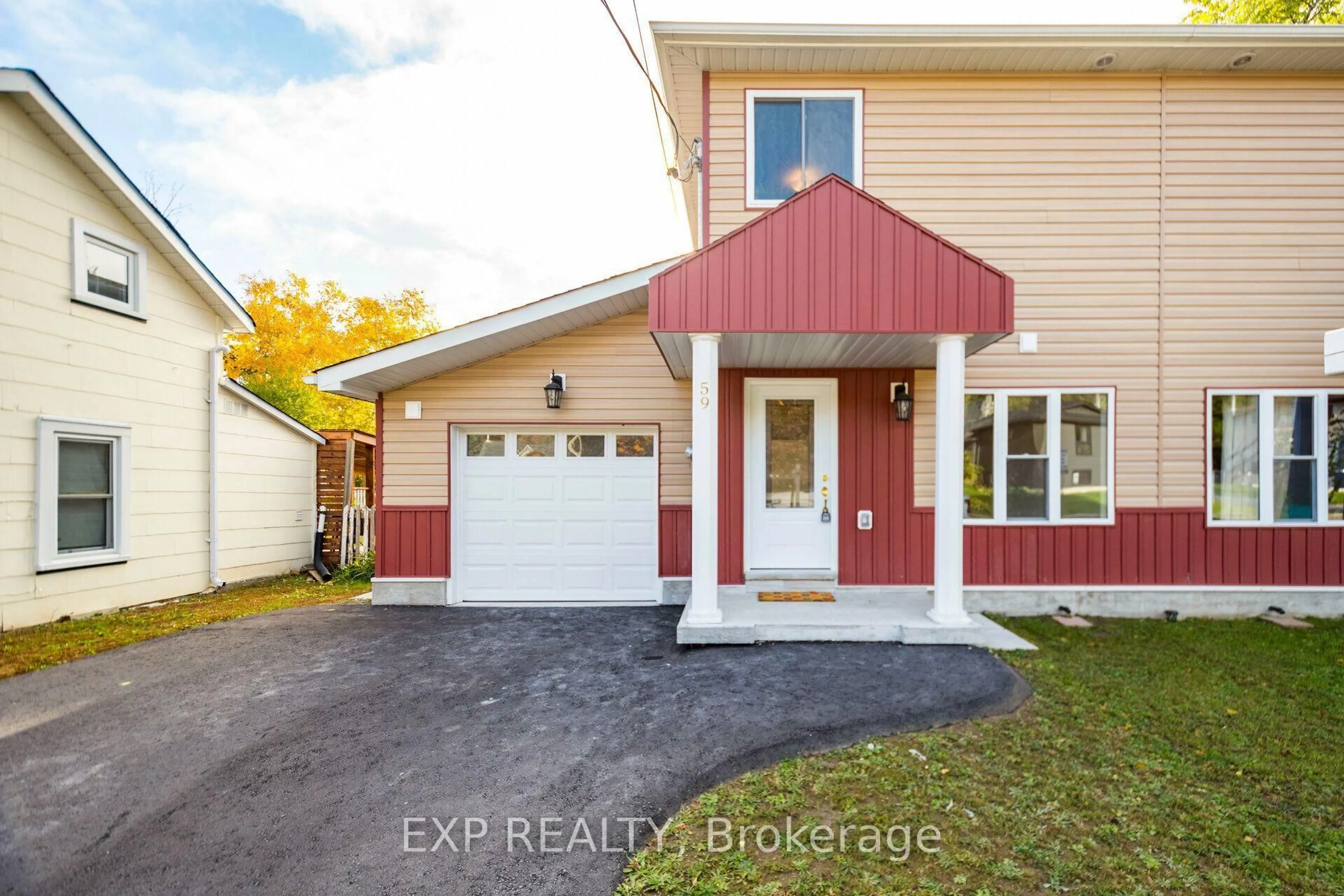 Home with vinyl exterior material, street for 59 Kent St, Trent Hills Ontario K0L 1L0