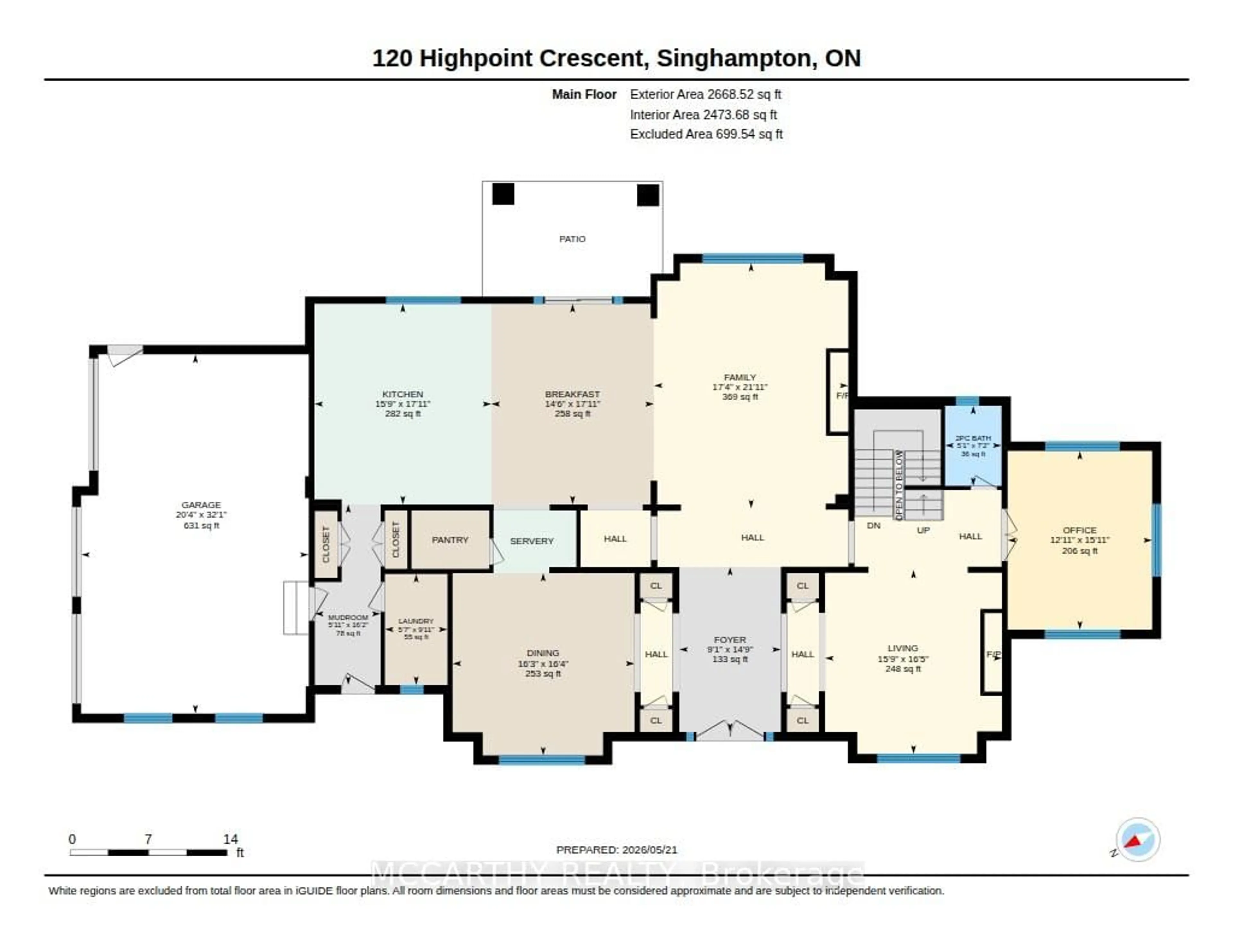 Floor plan for 120 Highpoint Cres, Grey Highlands Ontario N0C 1M0