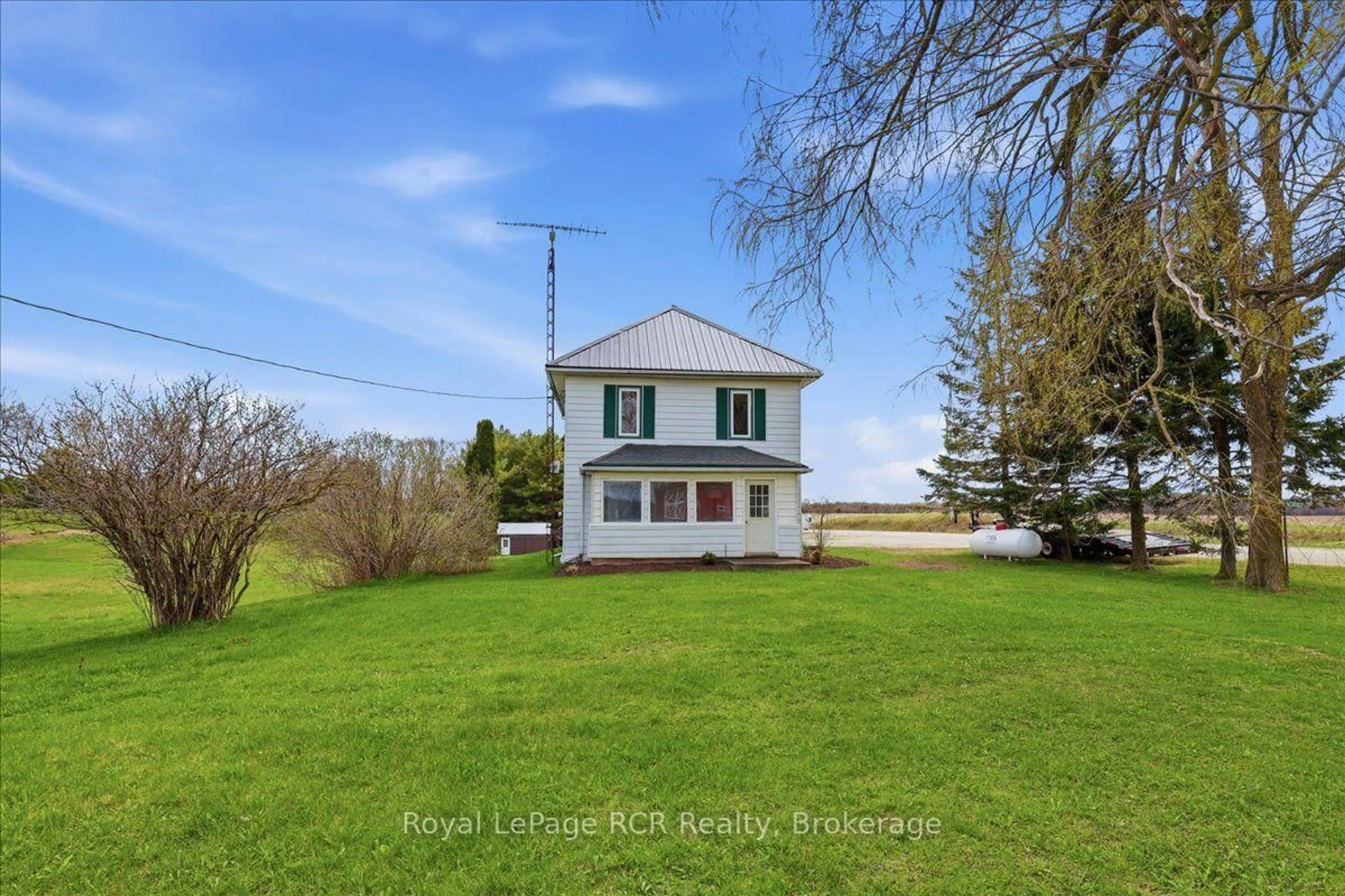 A pic from outside/outdoor area/front of a property/back of a property/a pic from drone, water/lake/river/ocean view for 123007 Southgate Rd 12, Southgate Ontario N0G 2L0