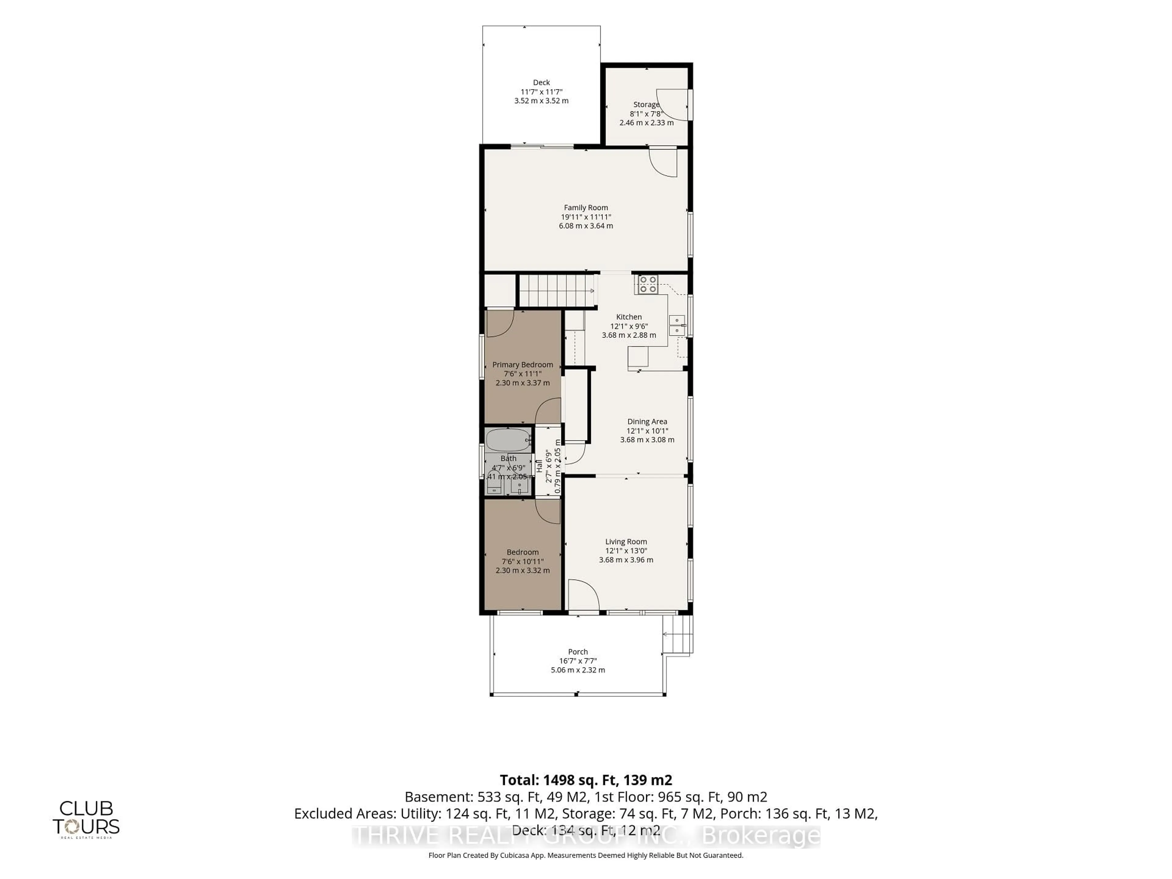 Floor plan for 35 Malakoff St, St. Thomas Ontario N5P 1L8