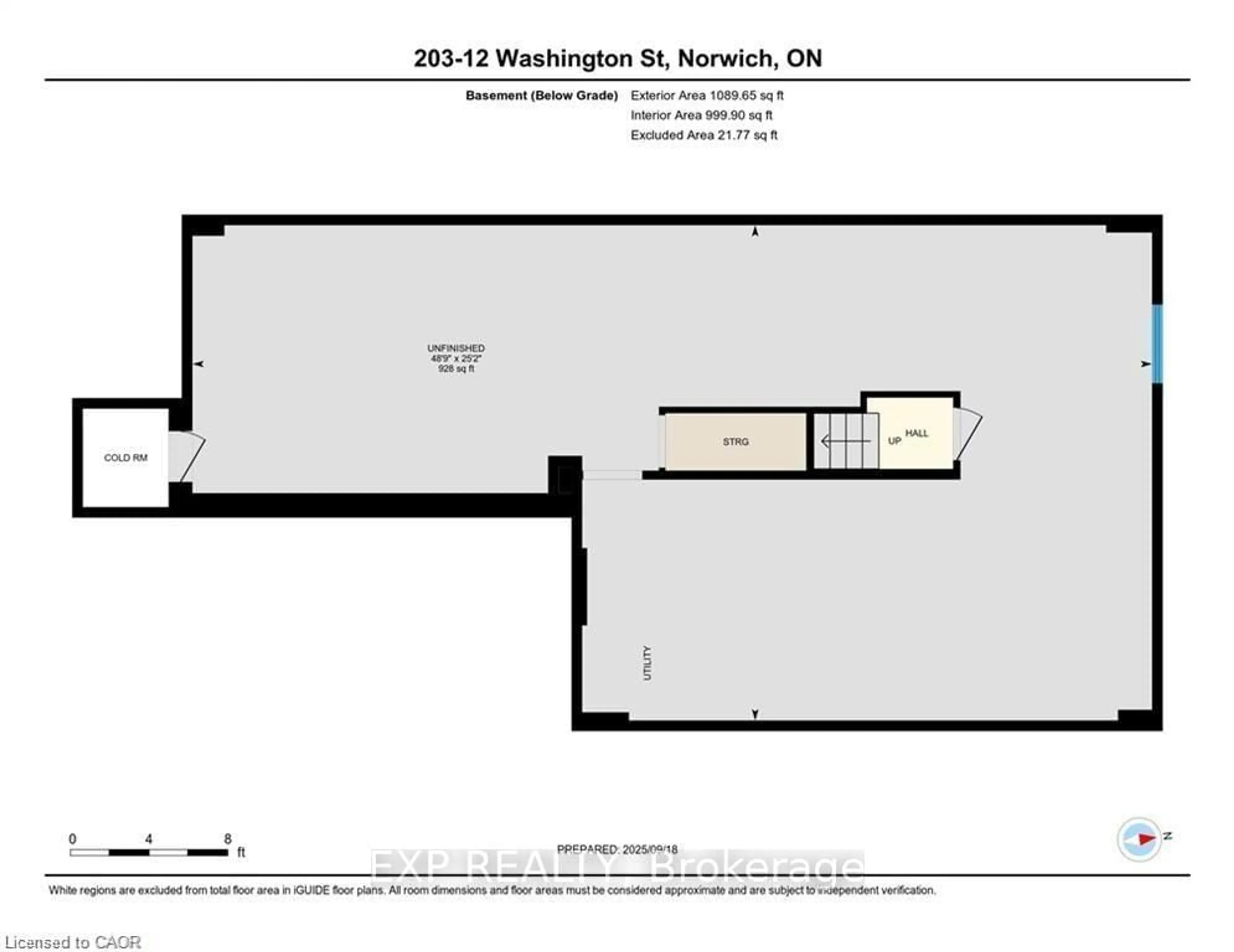 Floor plan for 12 Washington St #102, Norwich Ontario N0J 1P0