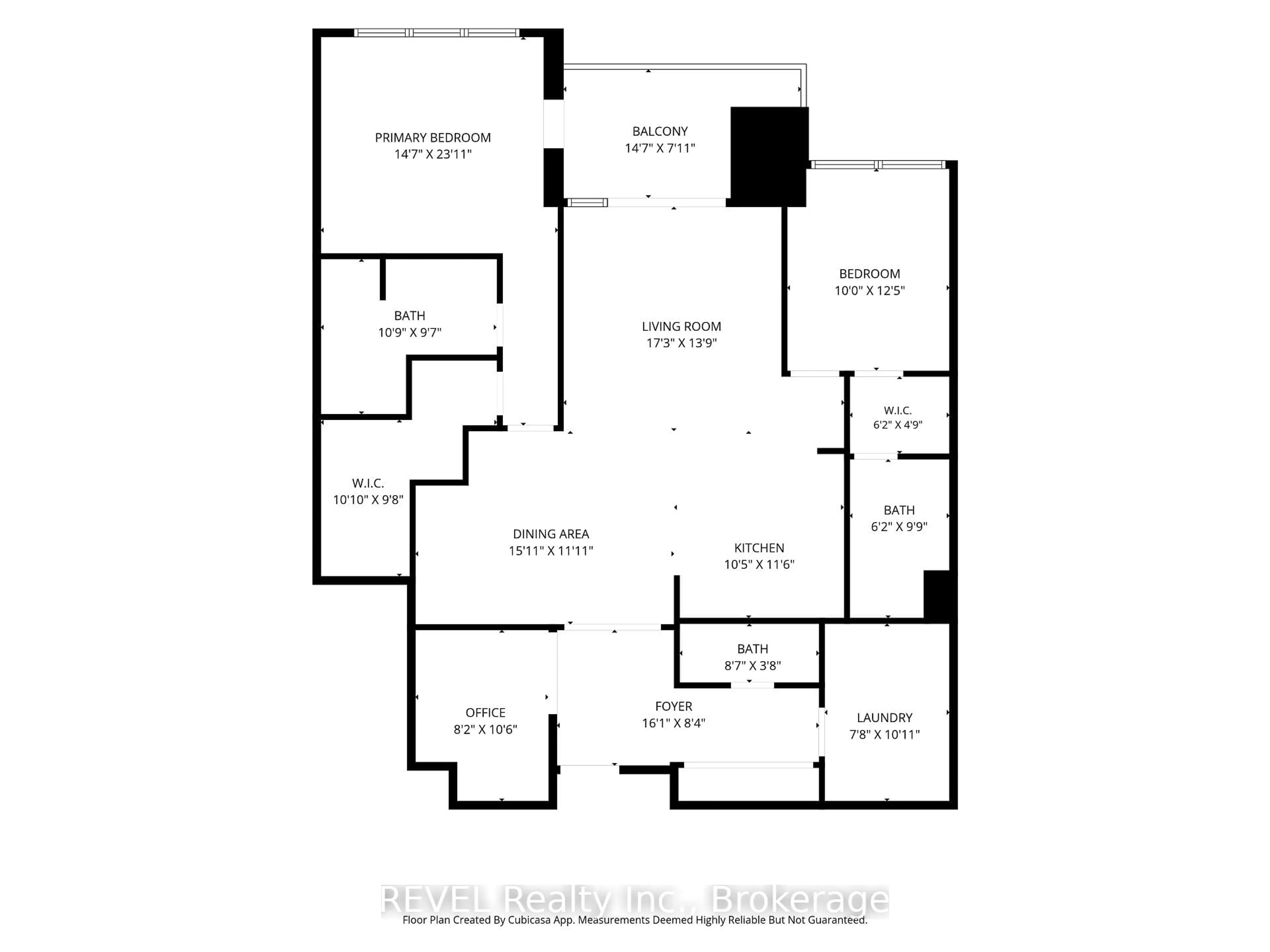 Floor plan for 77 YATES St #404, St. Catharines Ontario L2R 0C4